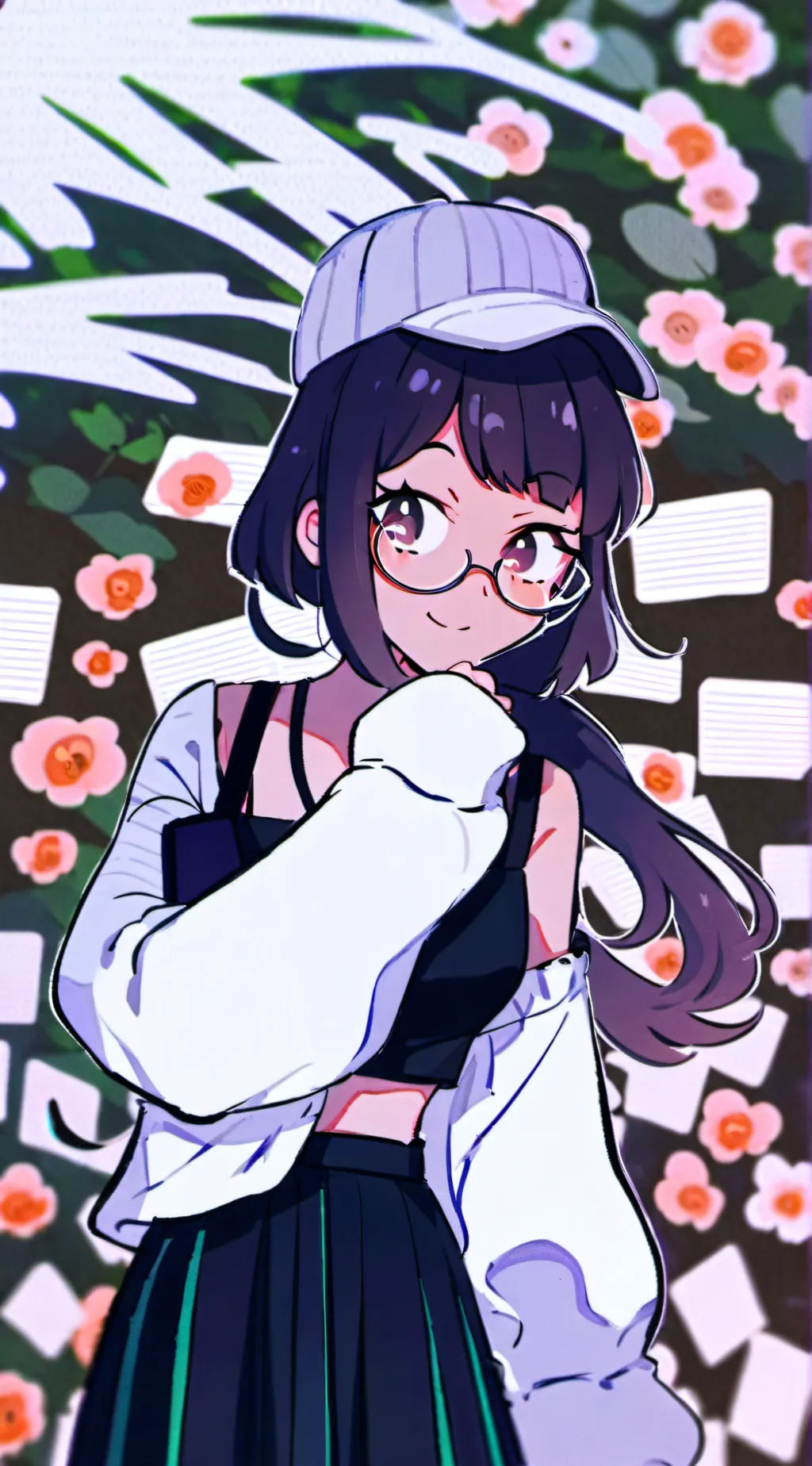 ai character: vale😍 background