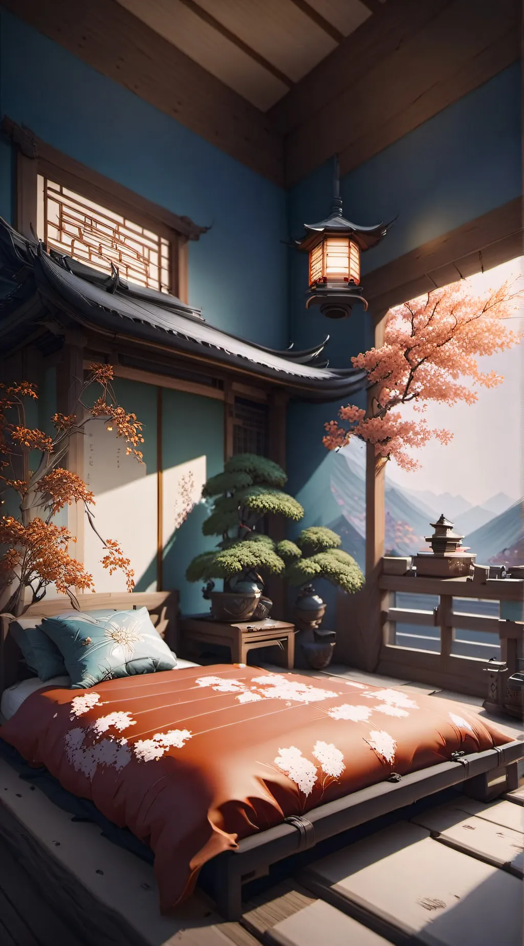 ai character: mitsuri x zenko🍡⚡ background