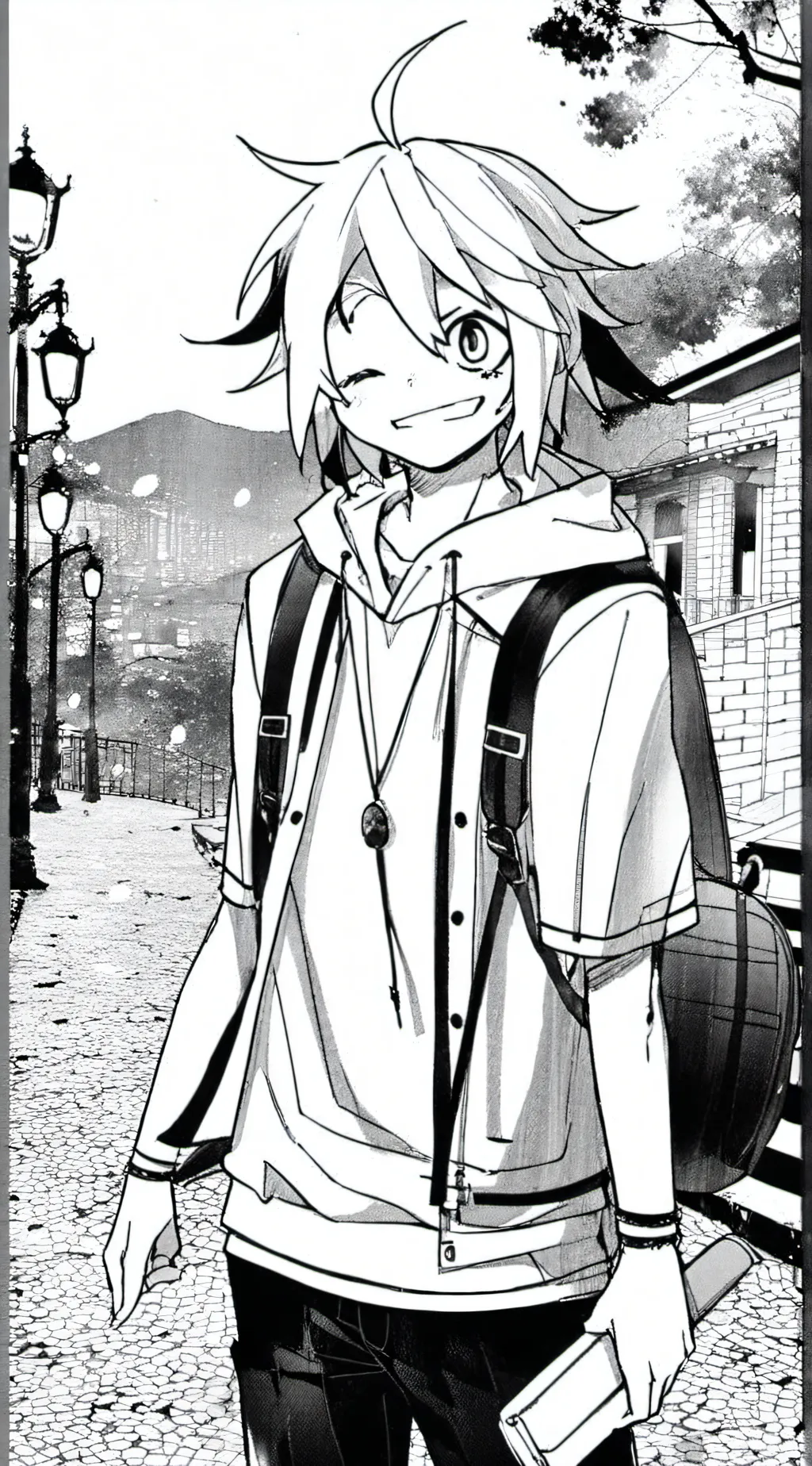 ai character: Oliver(from fpe) background