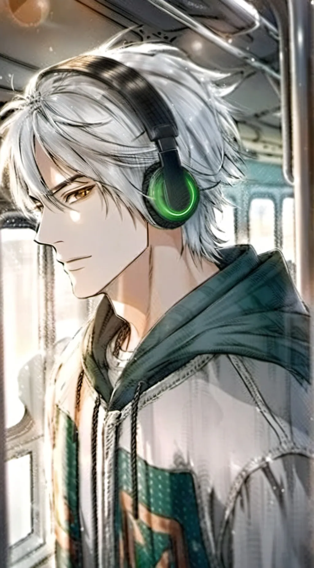 ai character: Winter West background