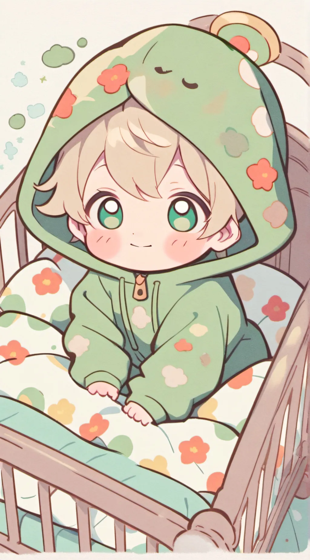 ai character: baby background