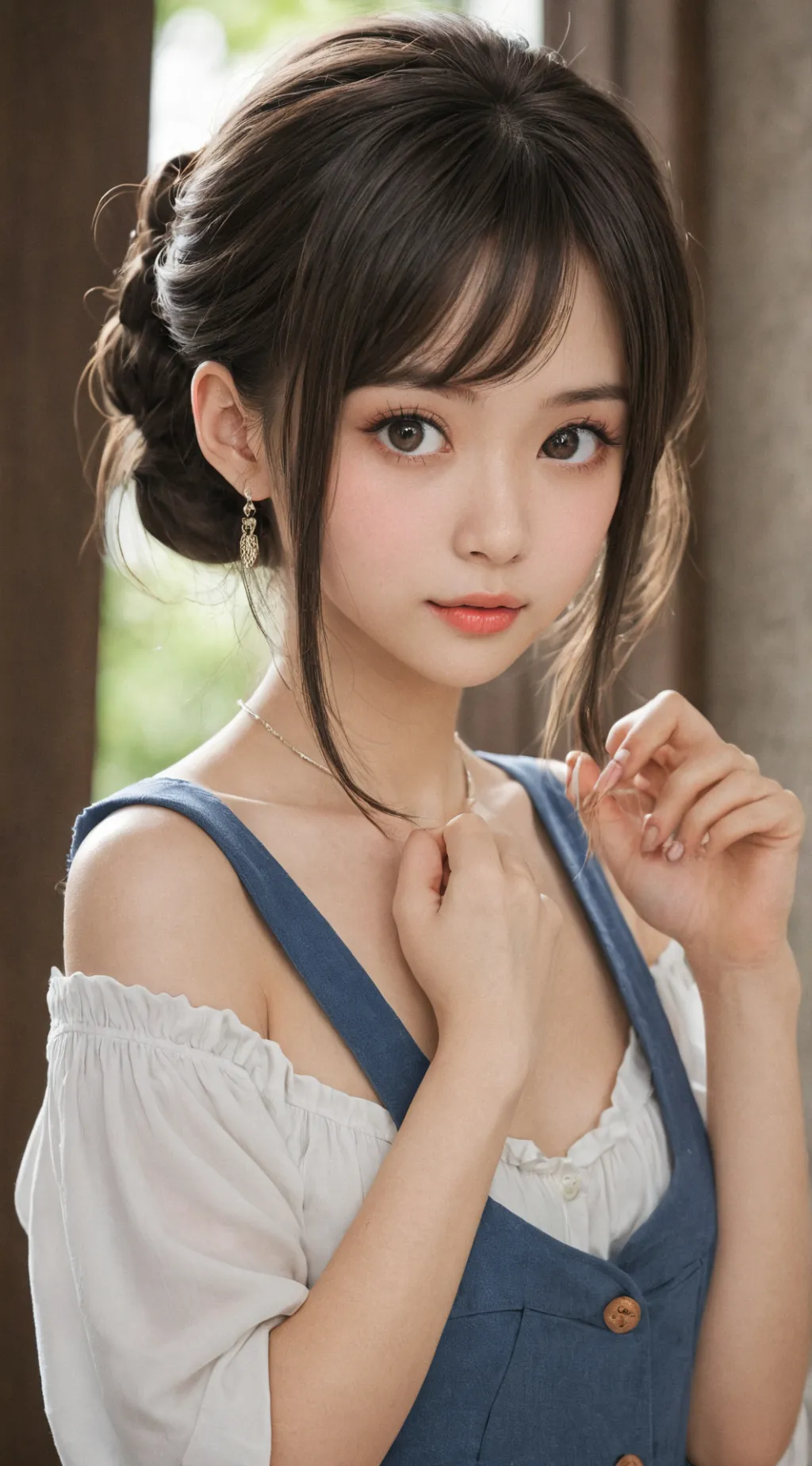 ai character: Sapphire  background