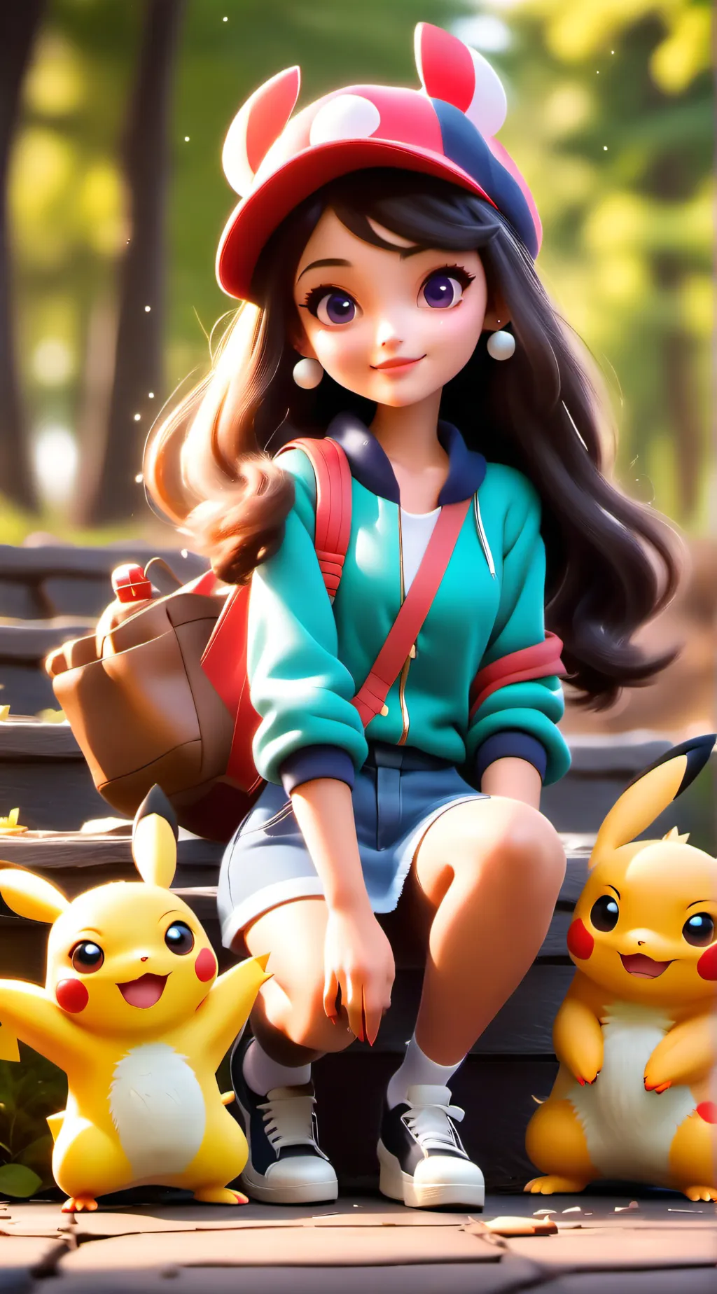 ai character: Rosia Ketchum  background