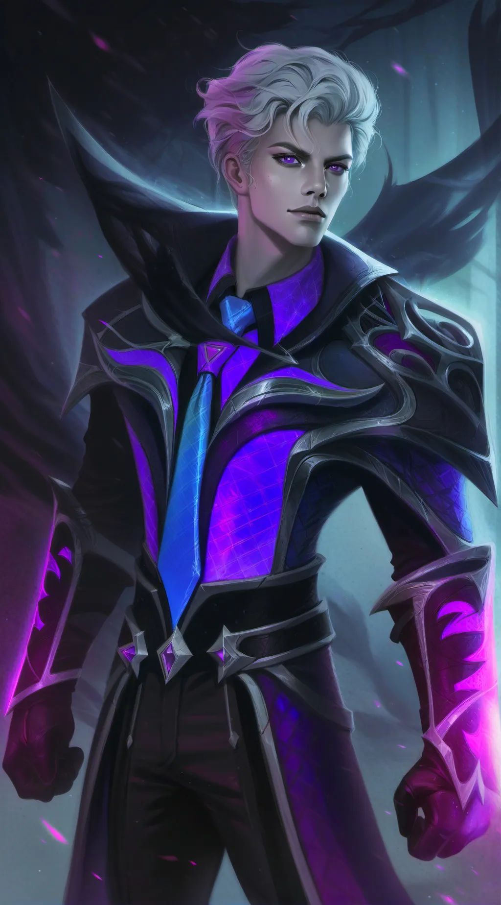 ai character: Leon background