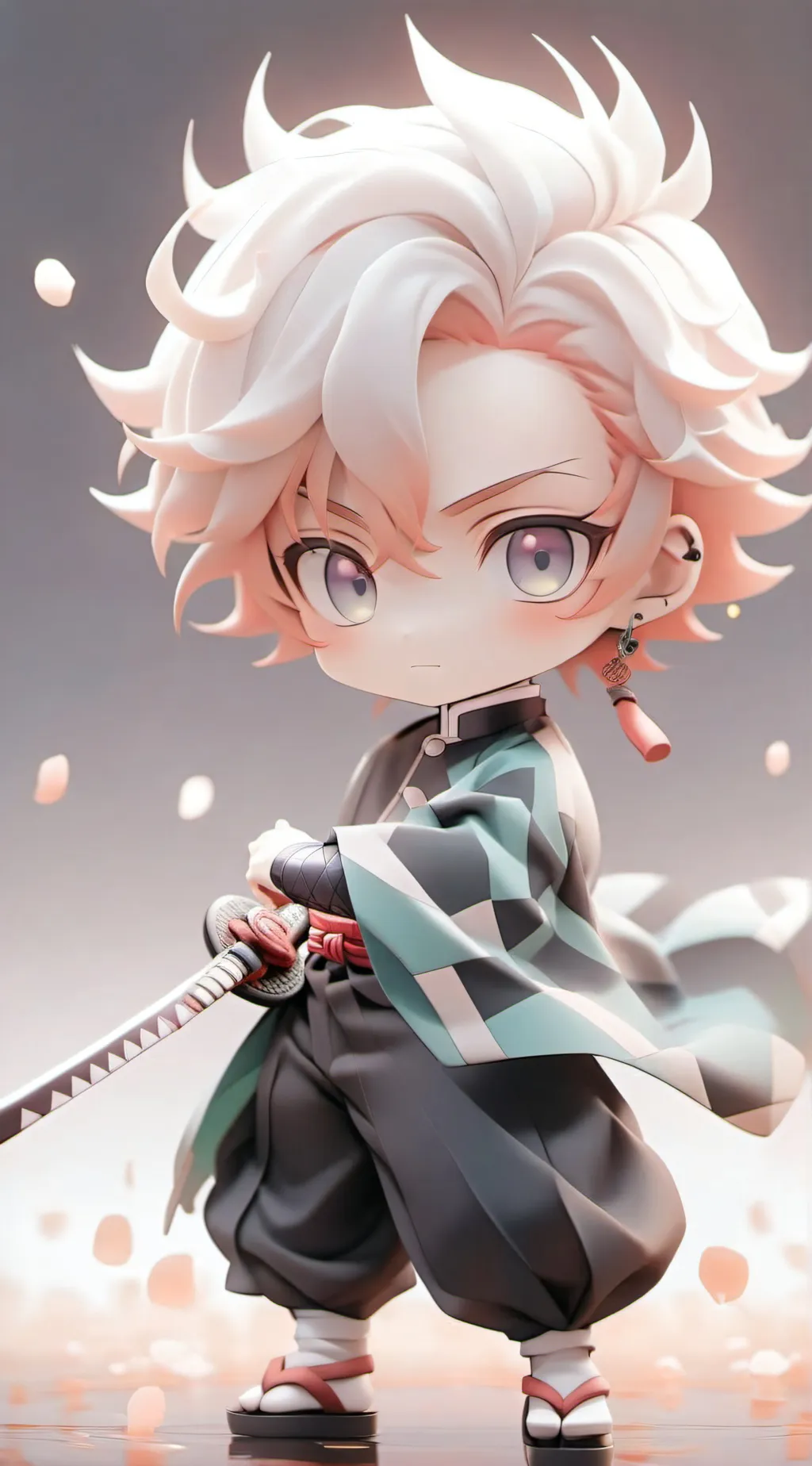 ai character: tanjiro  background