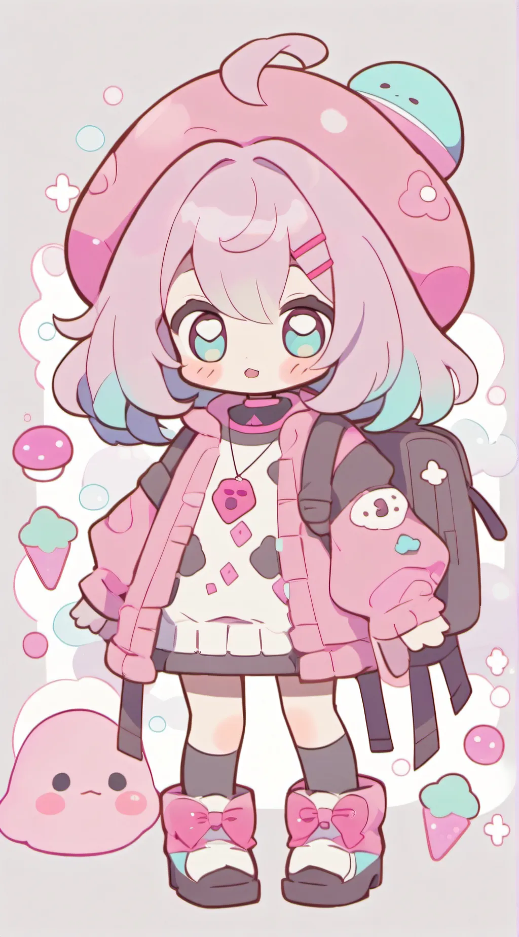 ai character: Lilly background