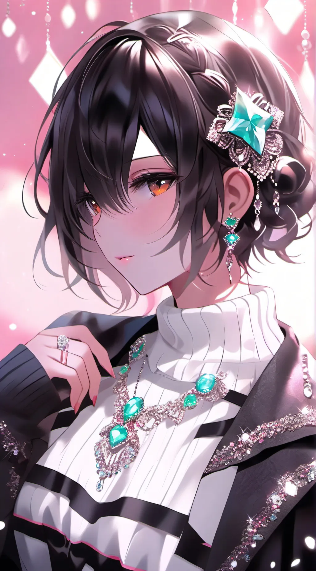 ai character: Aerith background