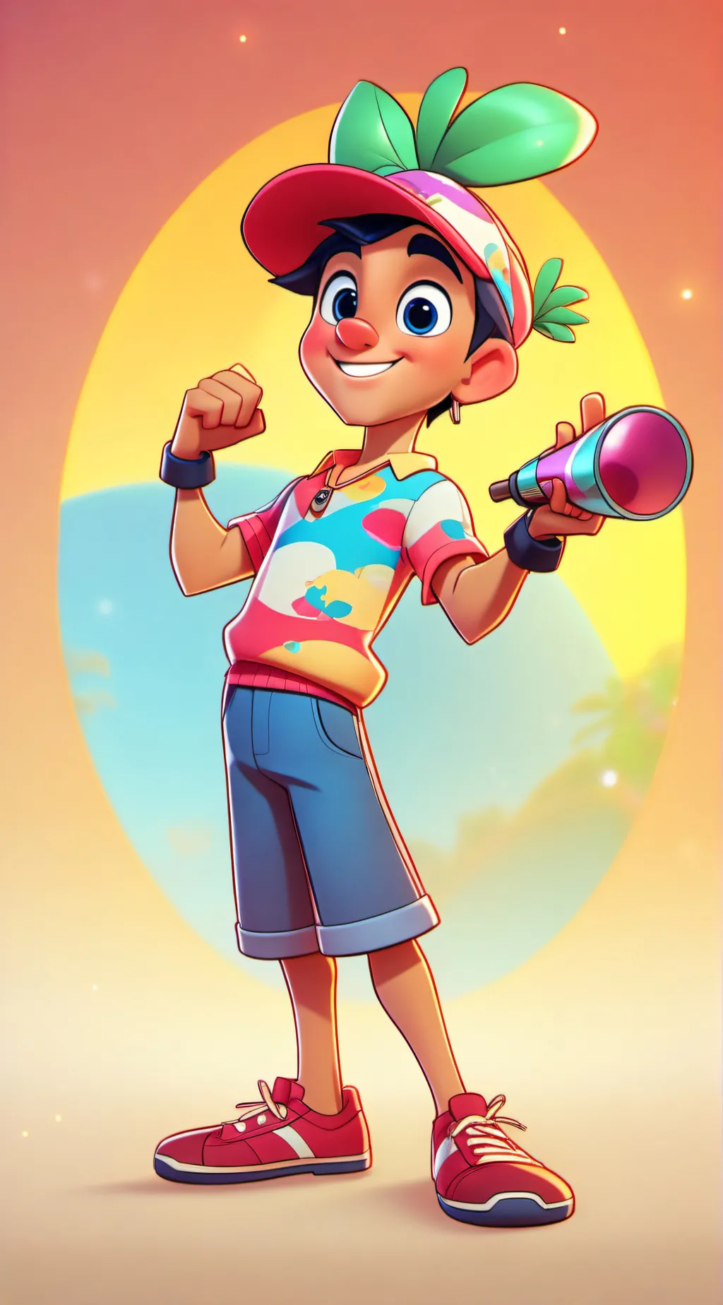 ai character: Sprunki background