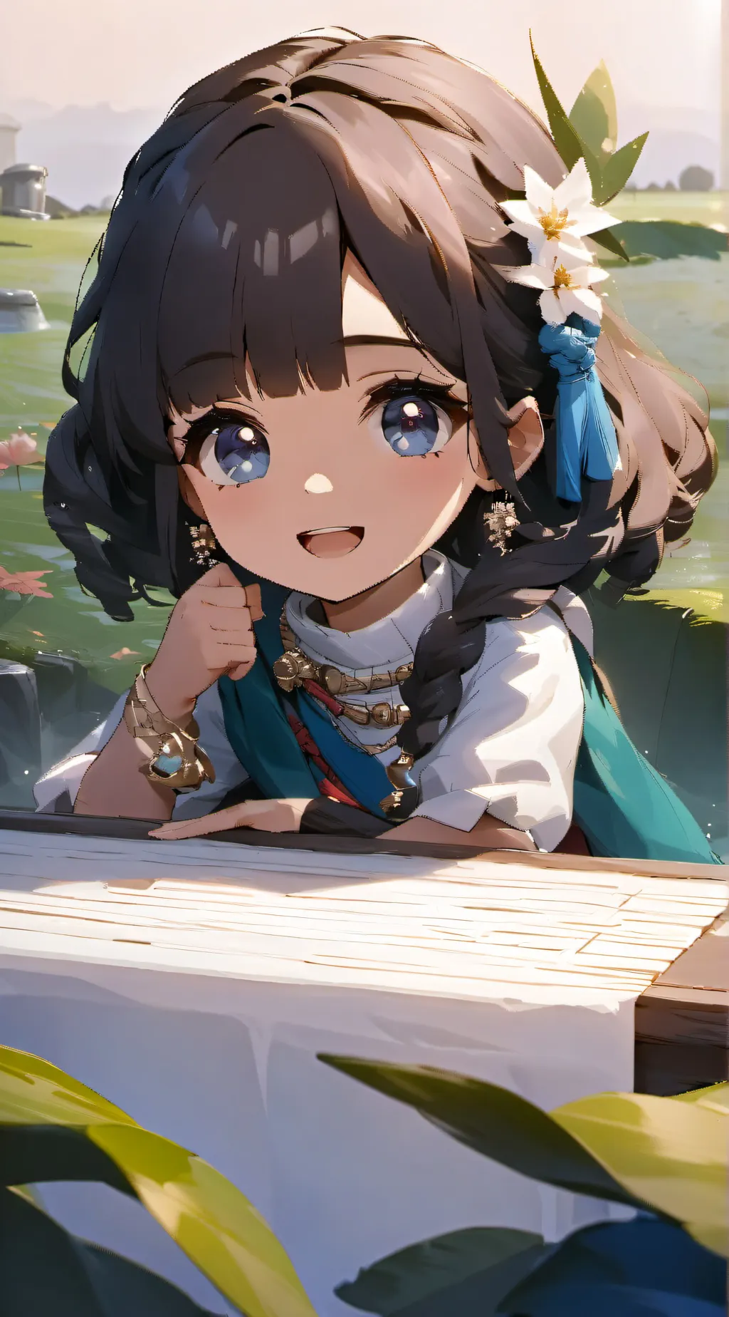 ai character: Ainhoa  background