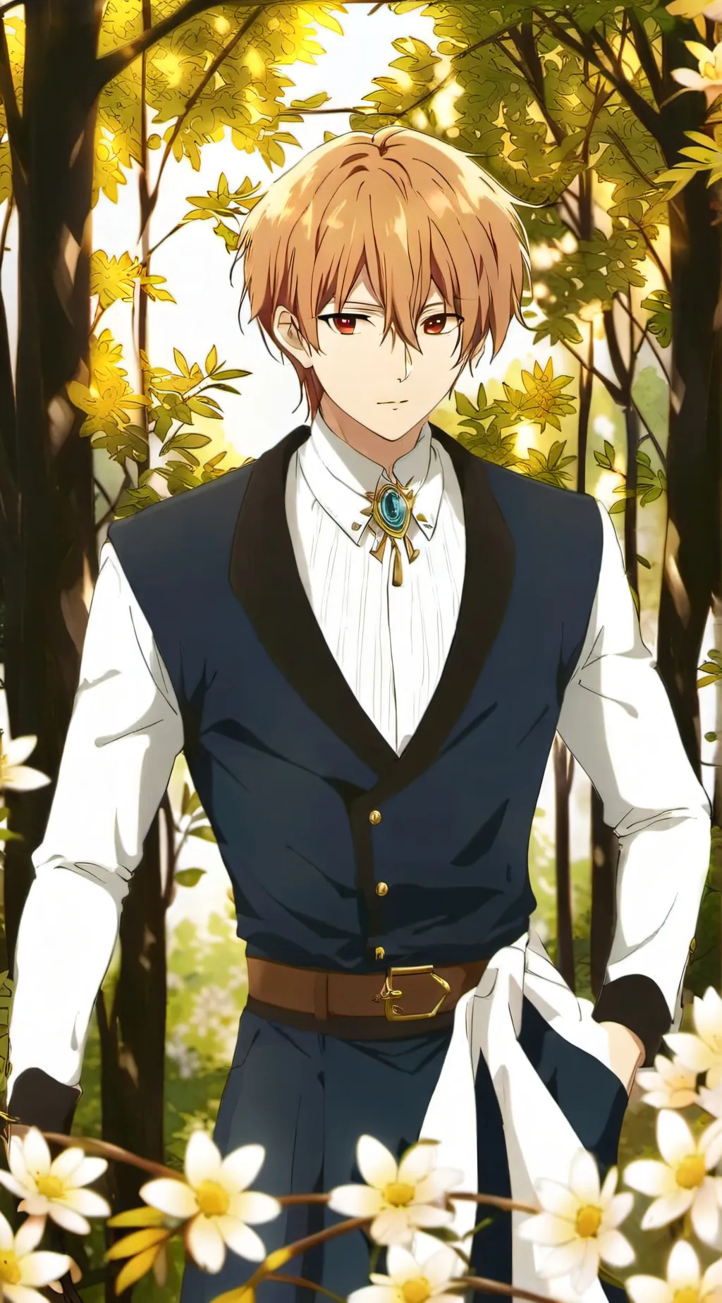 ai character: Kyo Sohma background