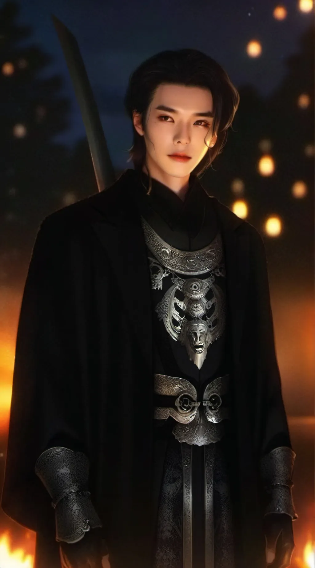 ai character: Azreal(GRIMREAPER) background