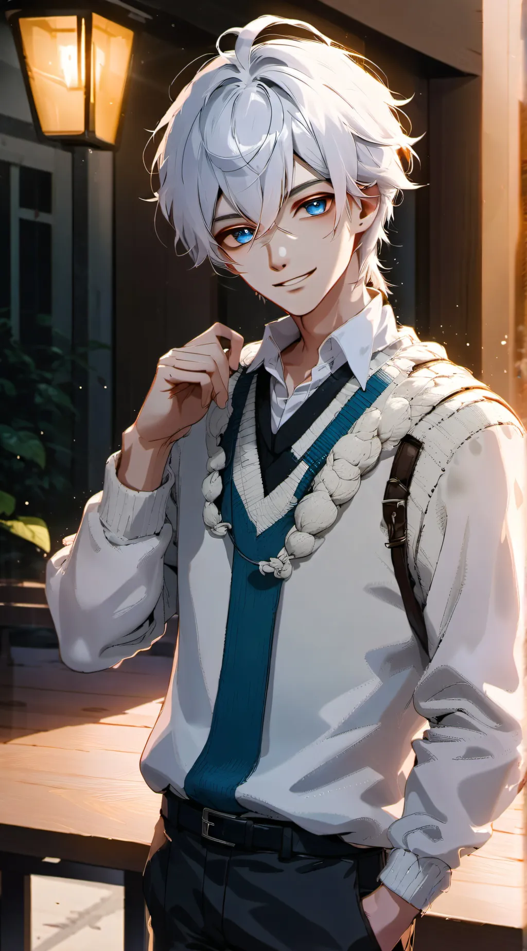 ai character: Norman ( background