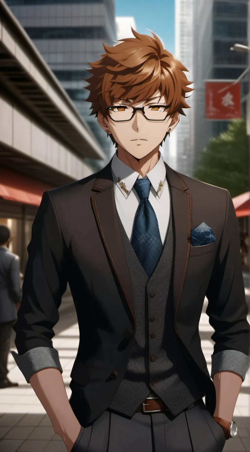 ai character: Nishio Nishiki background