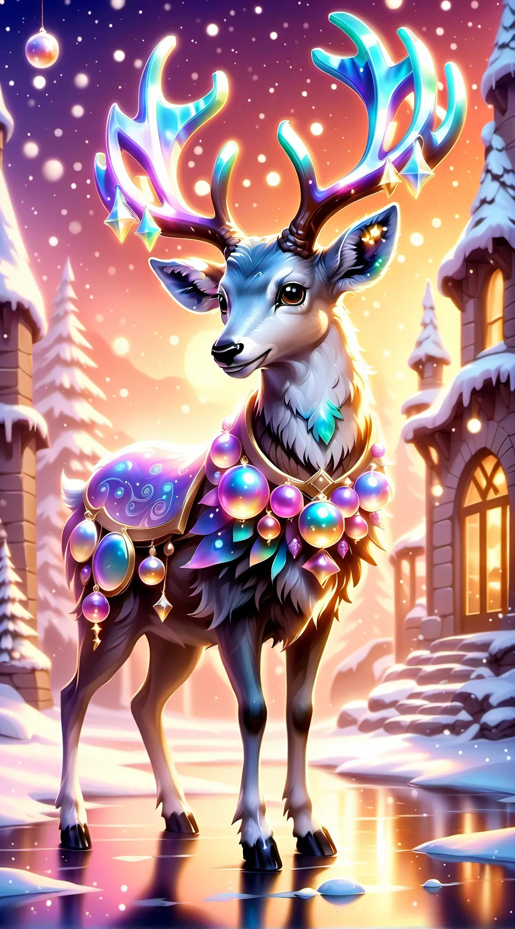 ai character: 🎄Vs 🎃 background