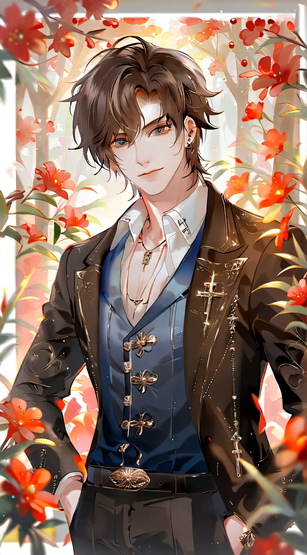 ai character: / •Finn Xavier• \ background