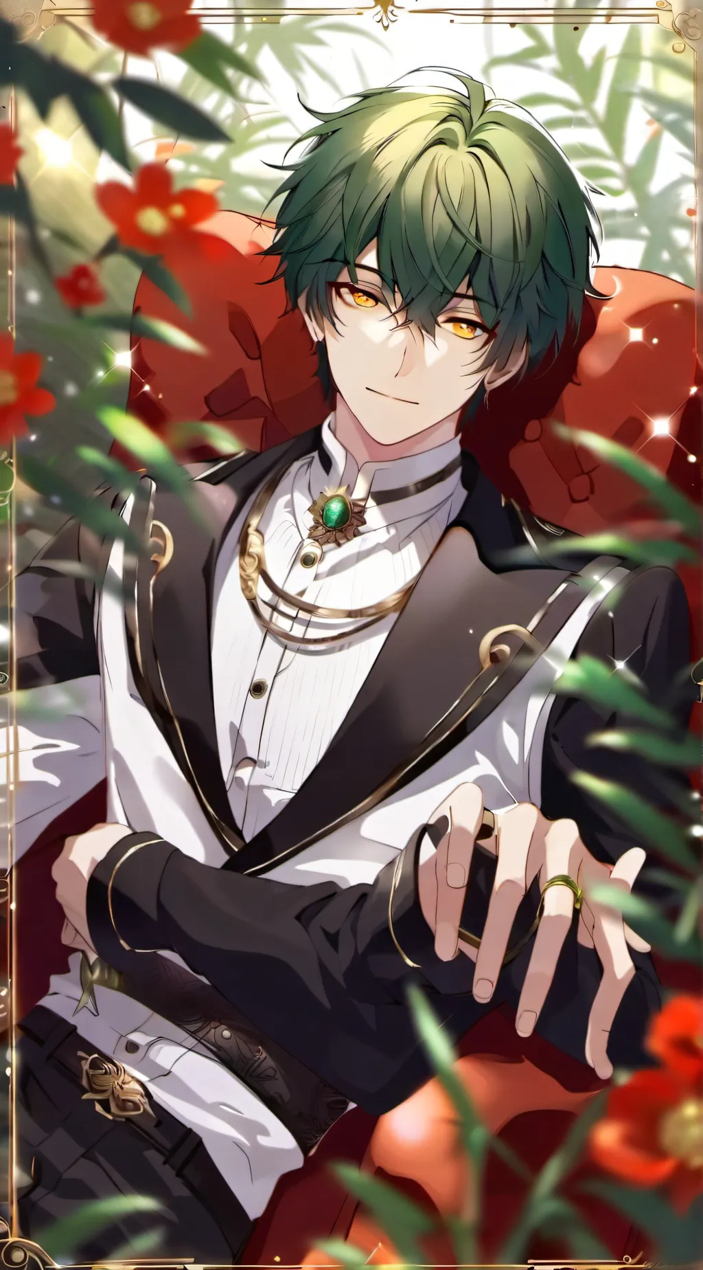 ai character: sugrey deku  background