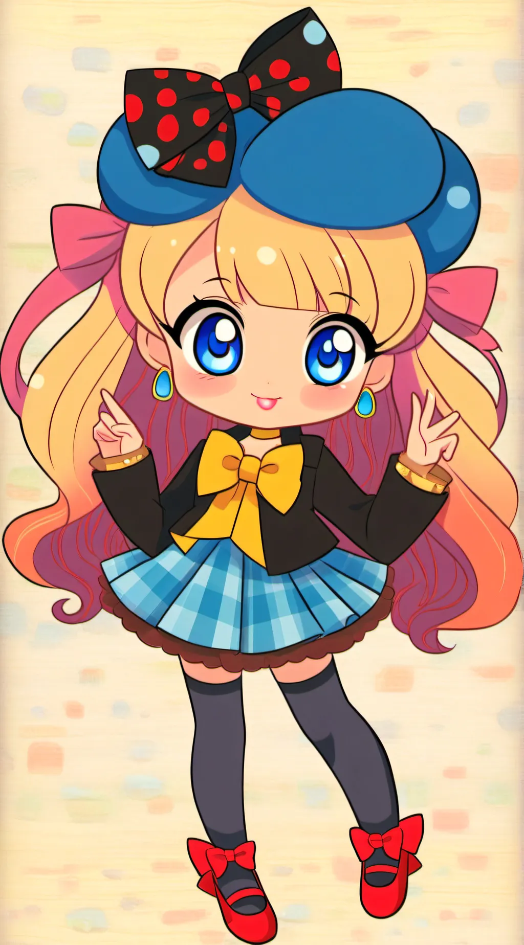 ai character: Luna Bloom background