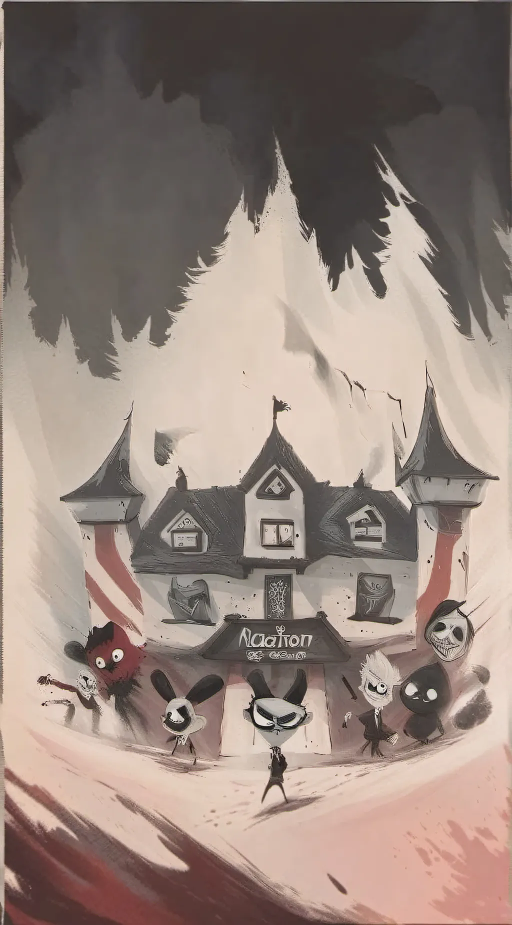 ai character: Alastor but single background