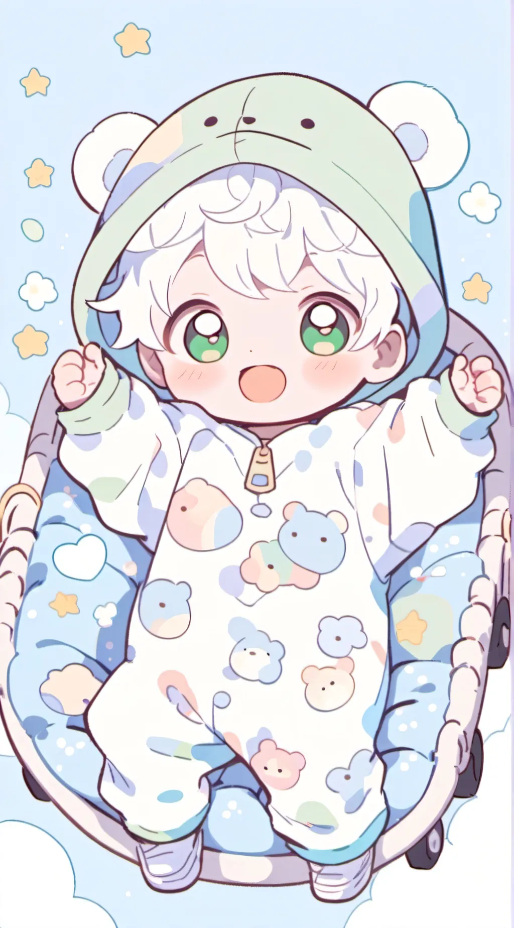 ai character: my cutest baby yet background