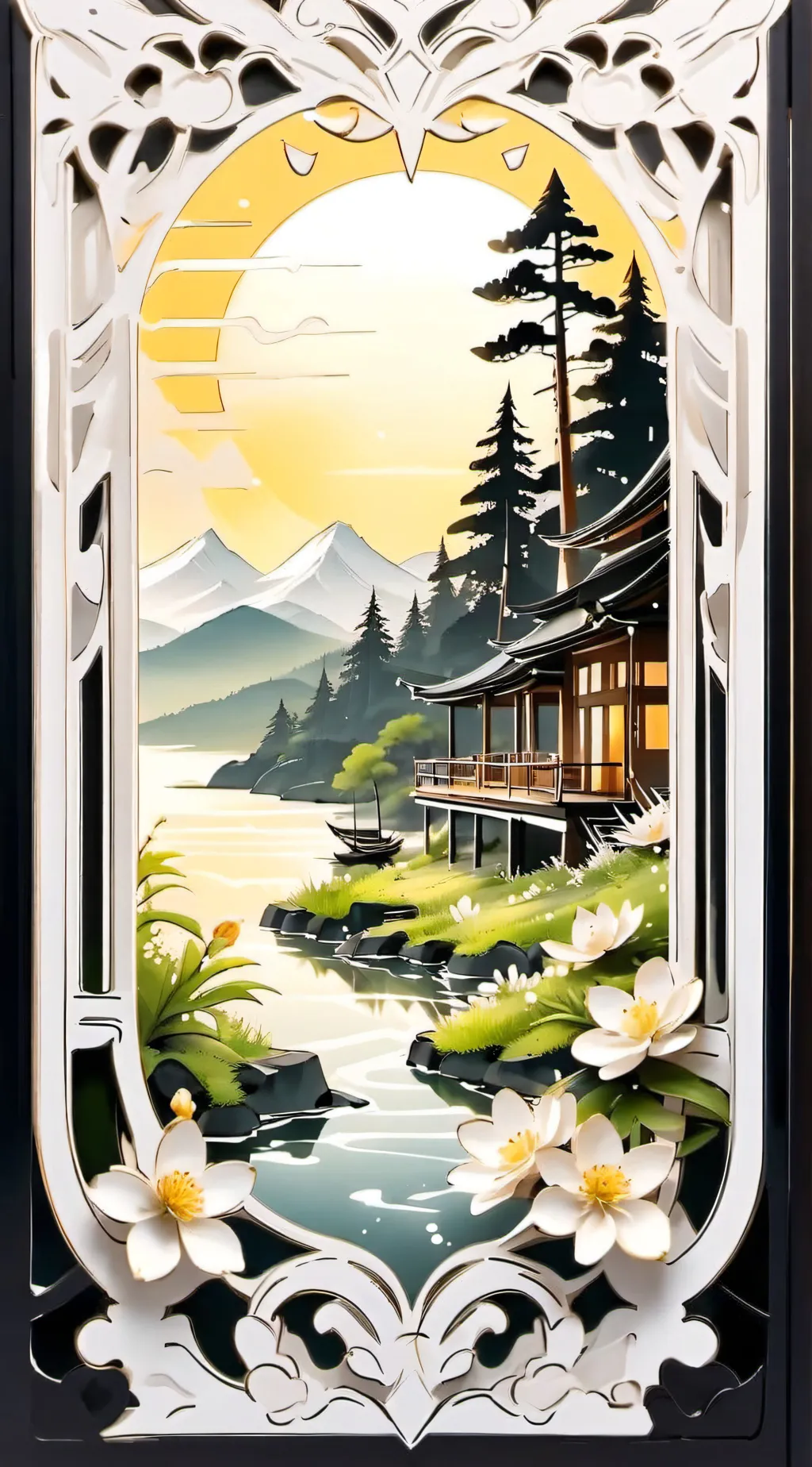 ai character: Demon slayer background