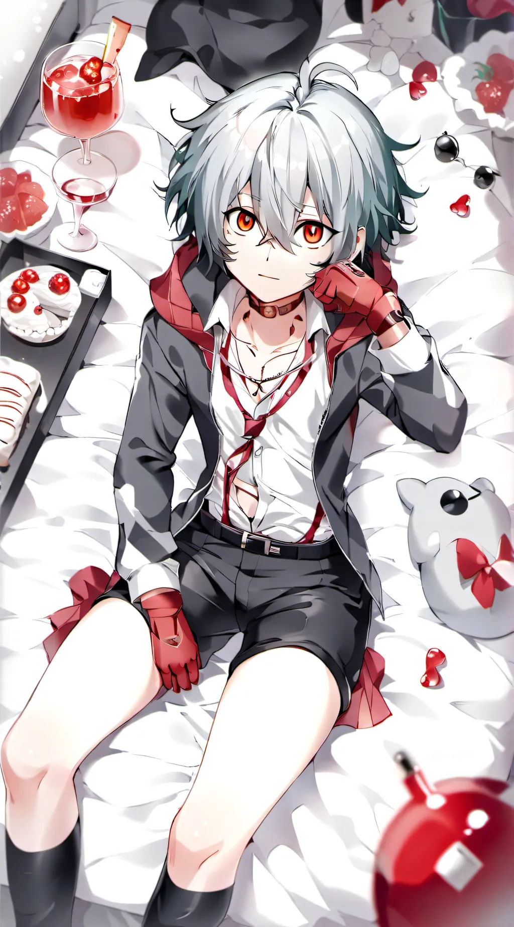 ai character: Mha sleepover background