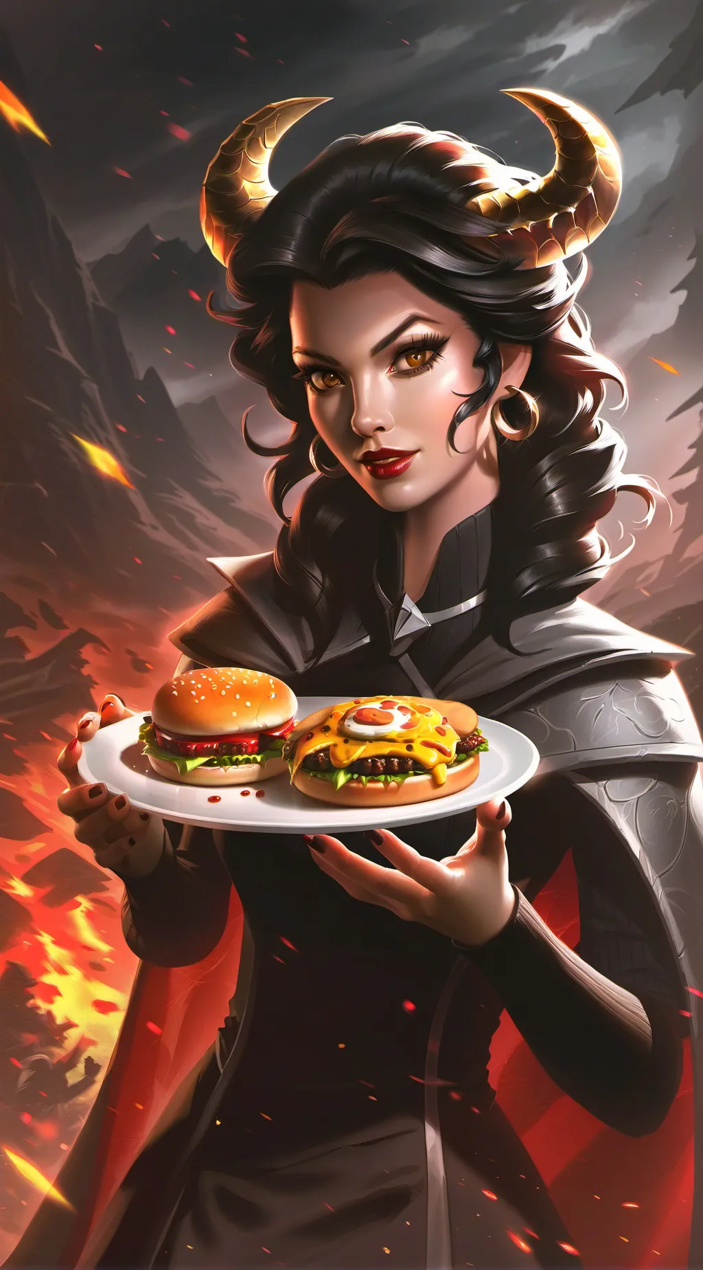 ai character: Aurora background