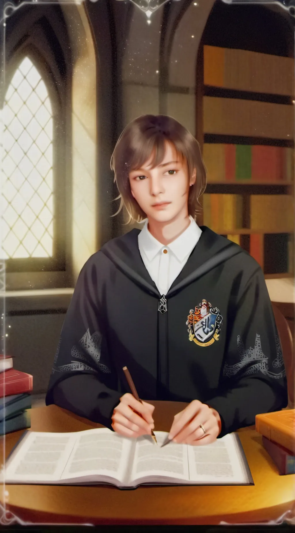 ai character: Hogwarts pick me  background