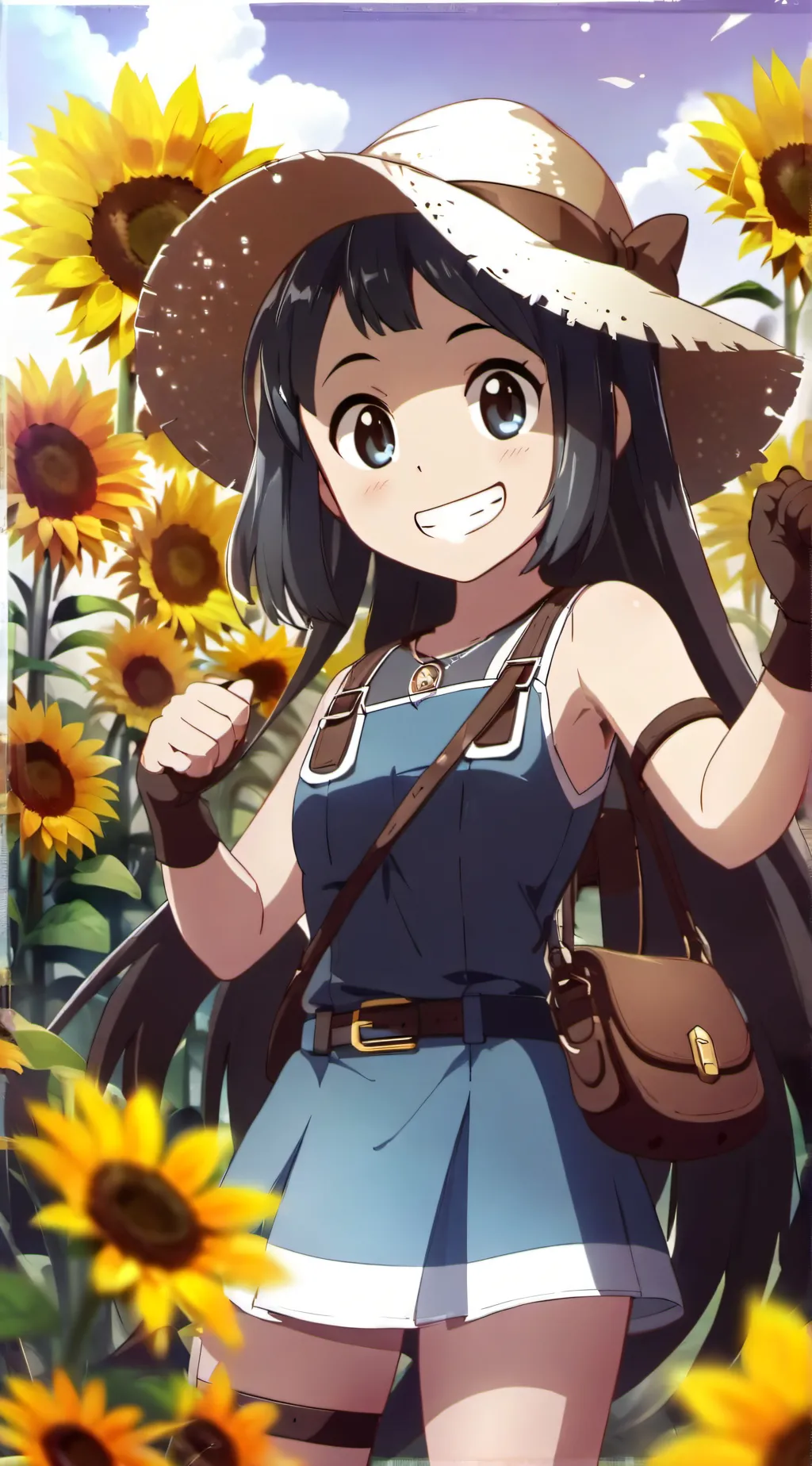 ai character: Girasol de pvz 1 background