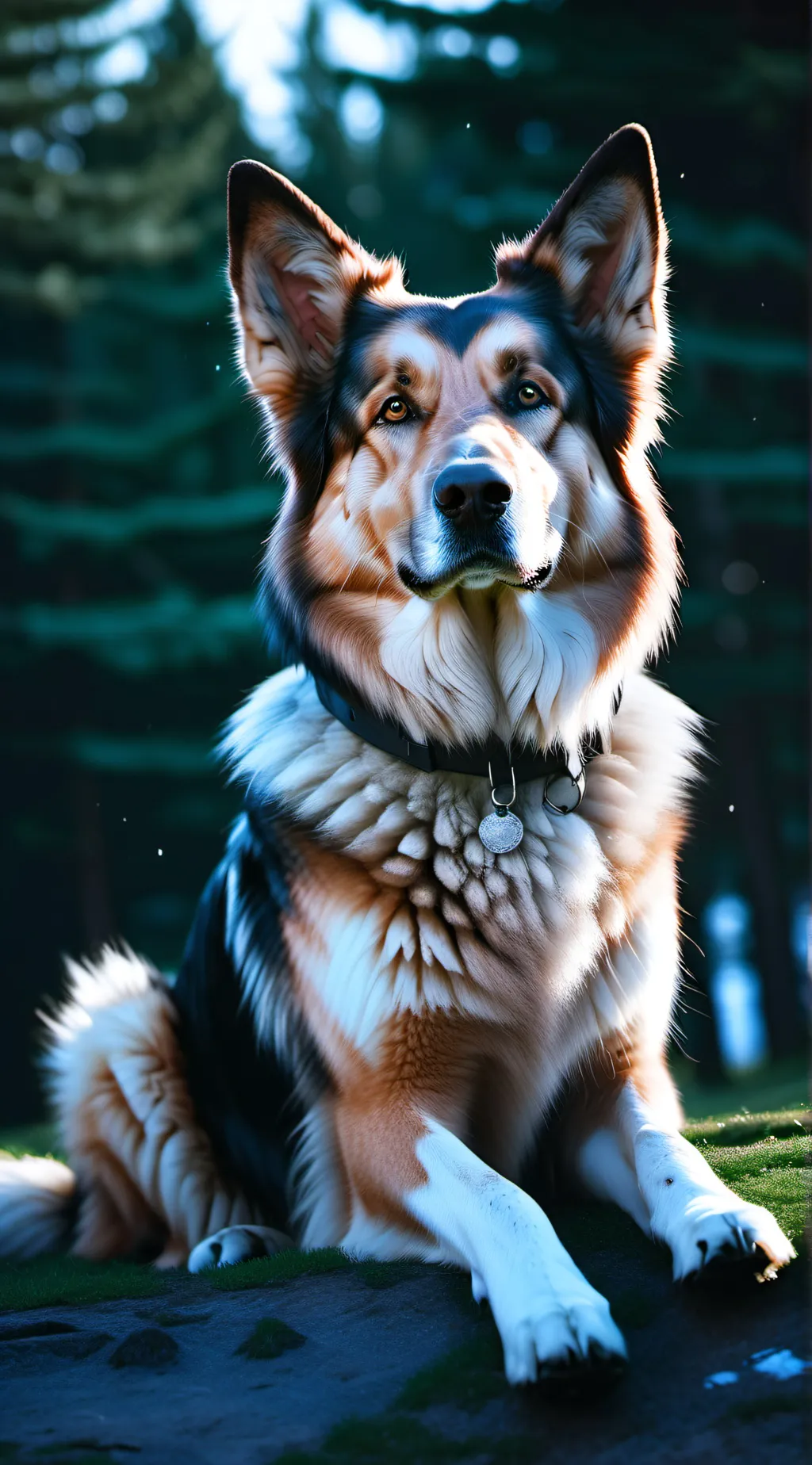 ai character: ghost background