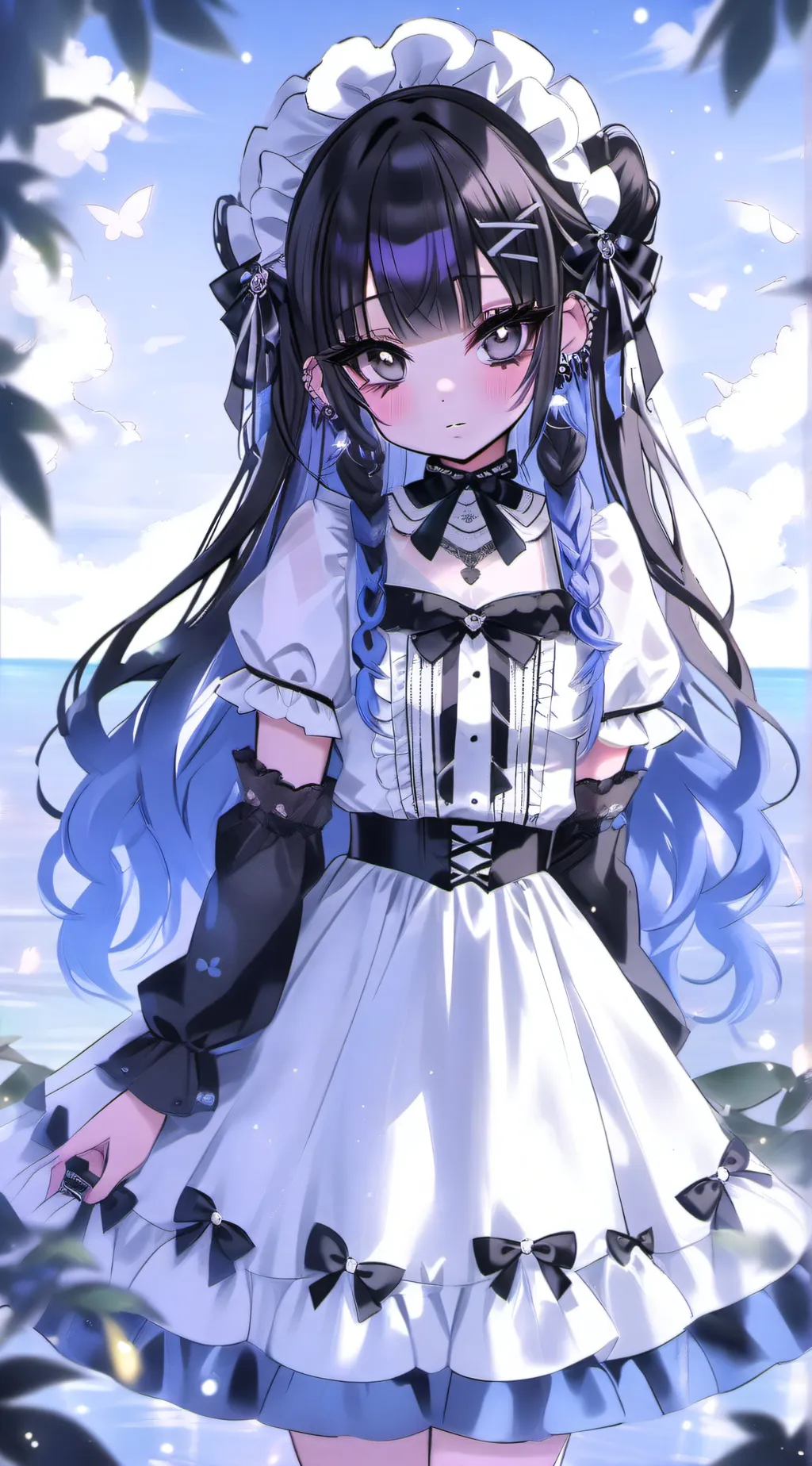 ai character: Glitch background