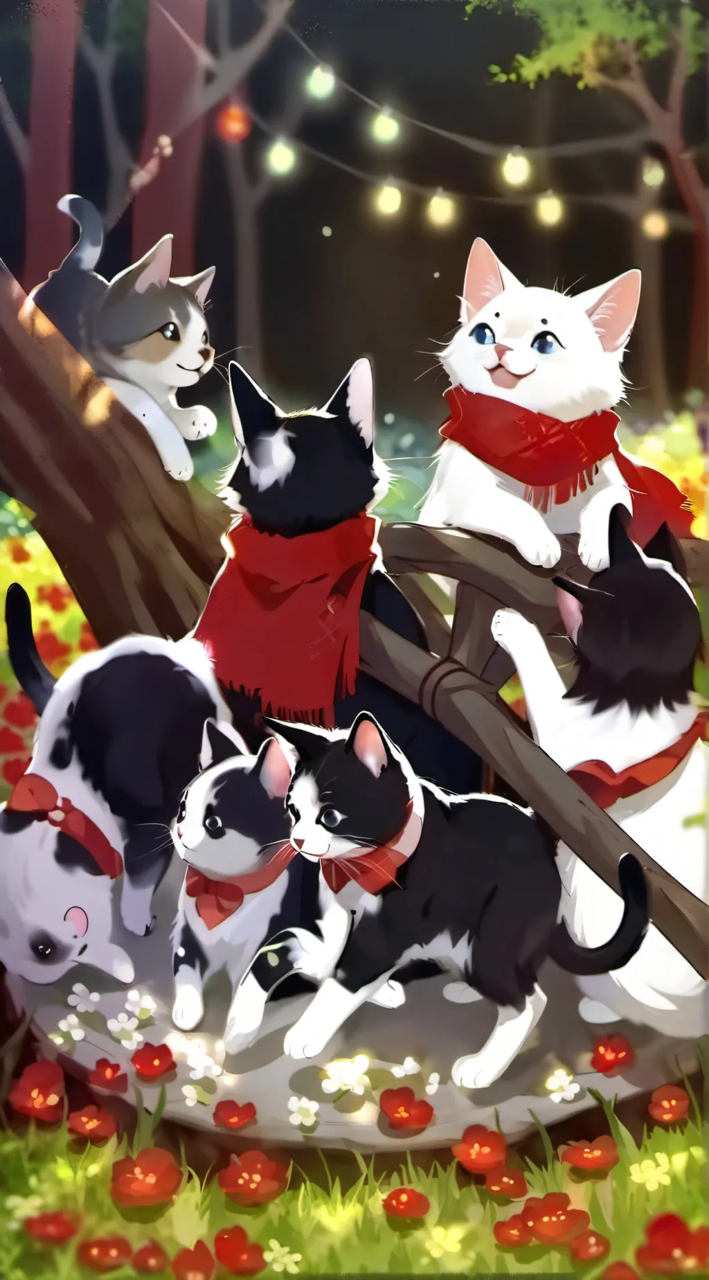 ai character: mom cat background