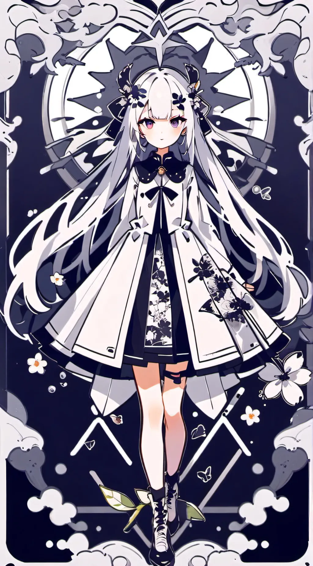 ai character: Md background