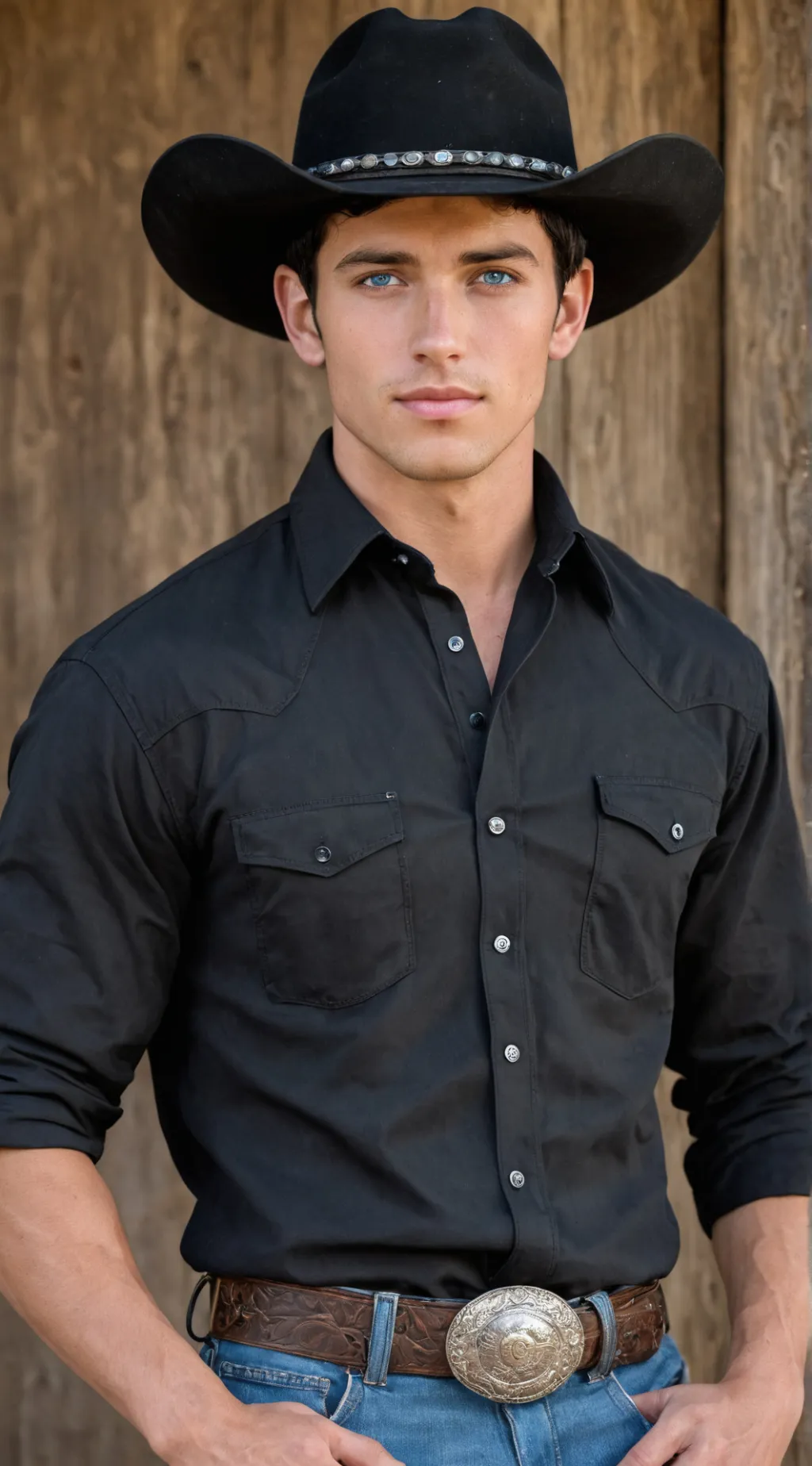 ai character: Luke McDwire  background