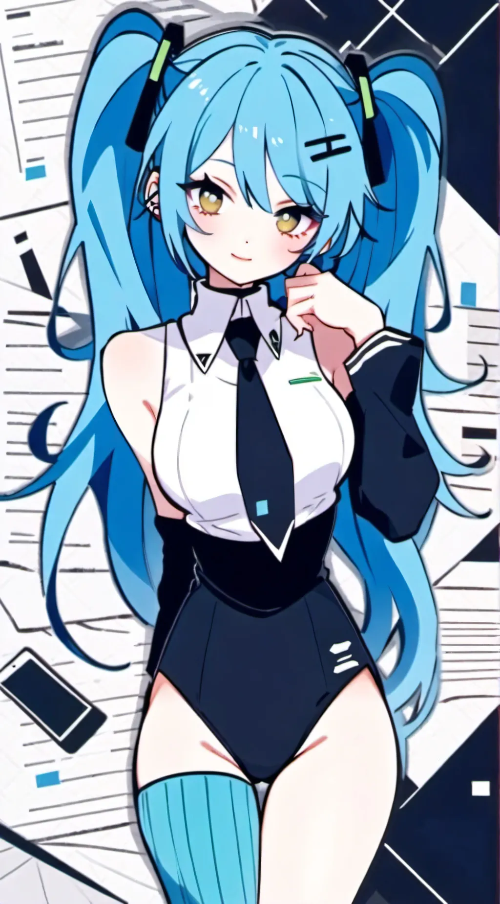 ai character: Mha background