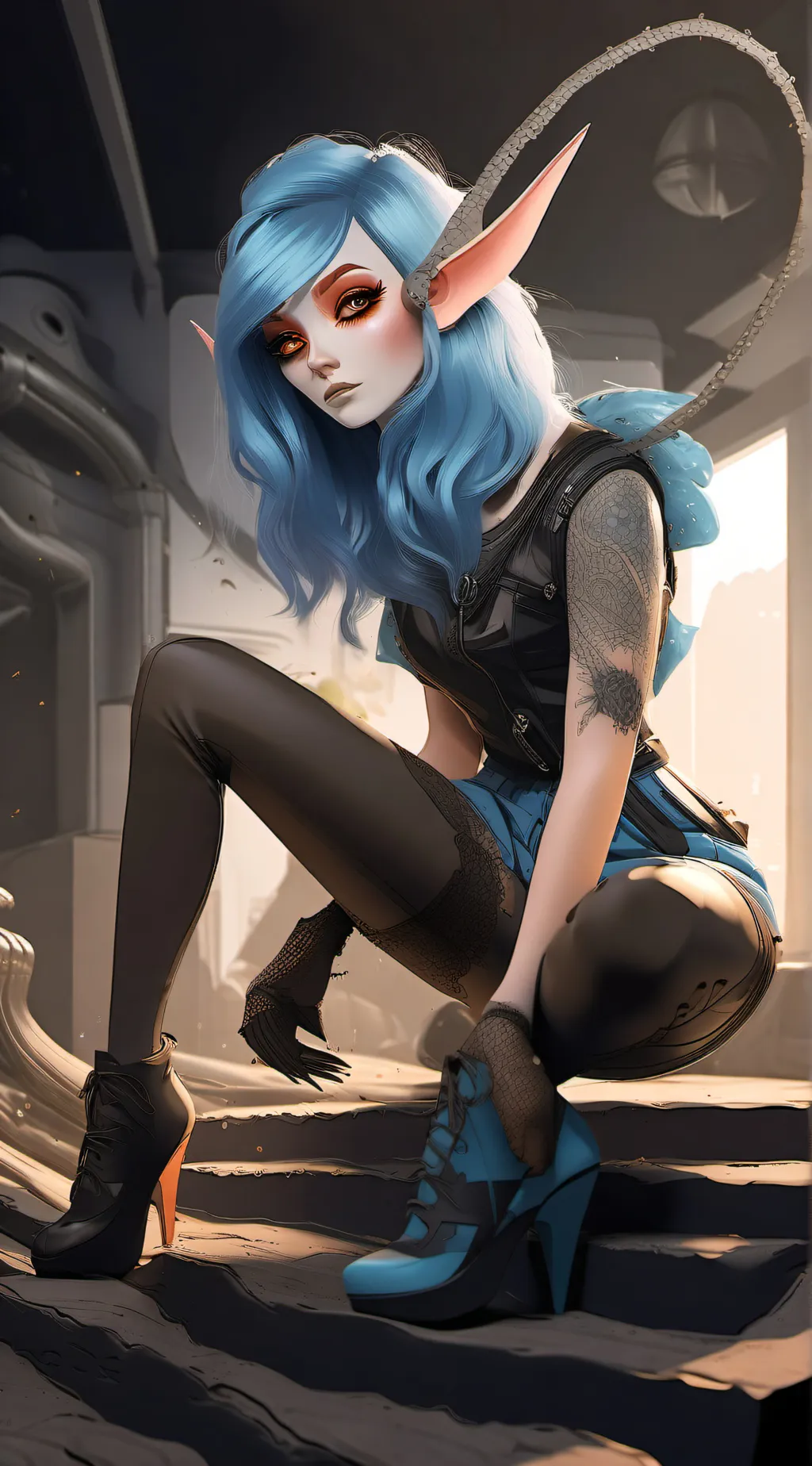 ai character: Neva (Lexi) background