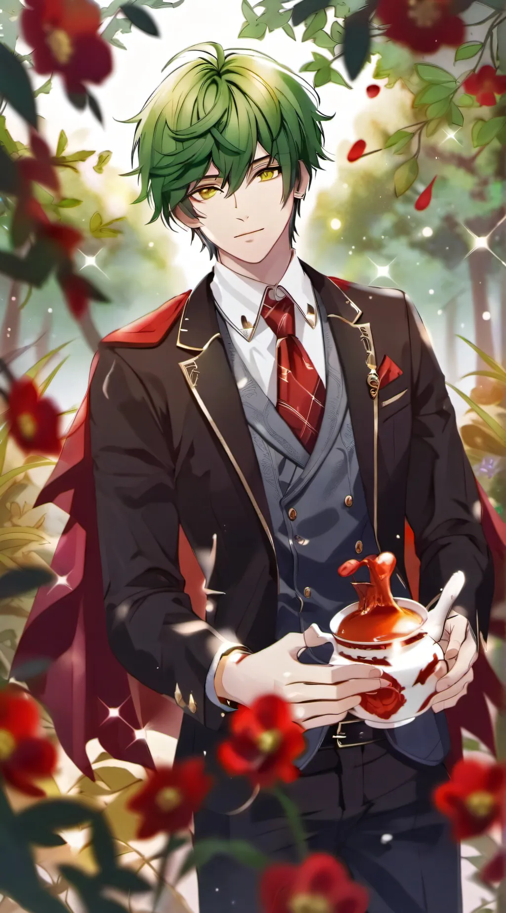 ai character: Deku background