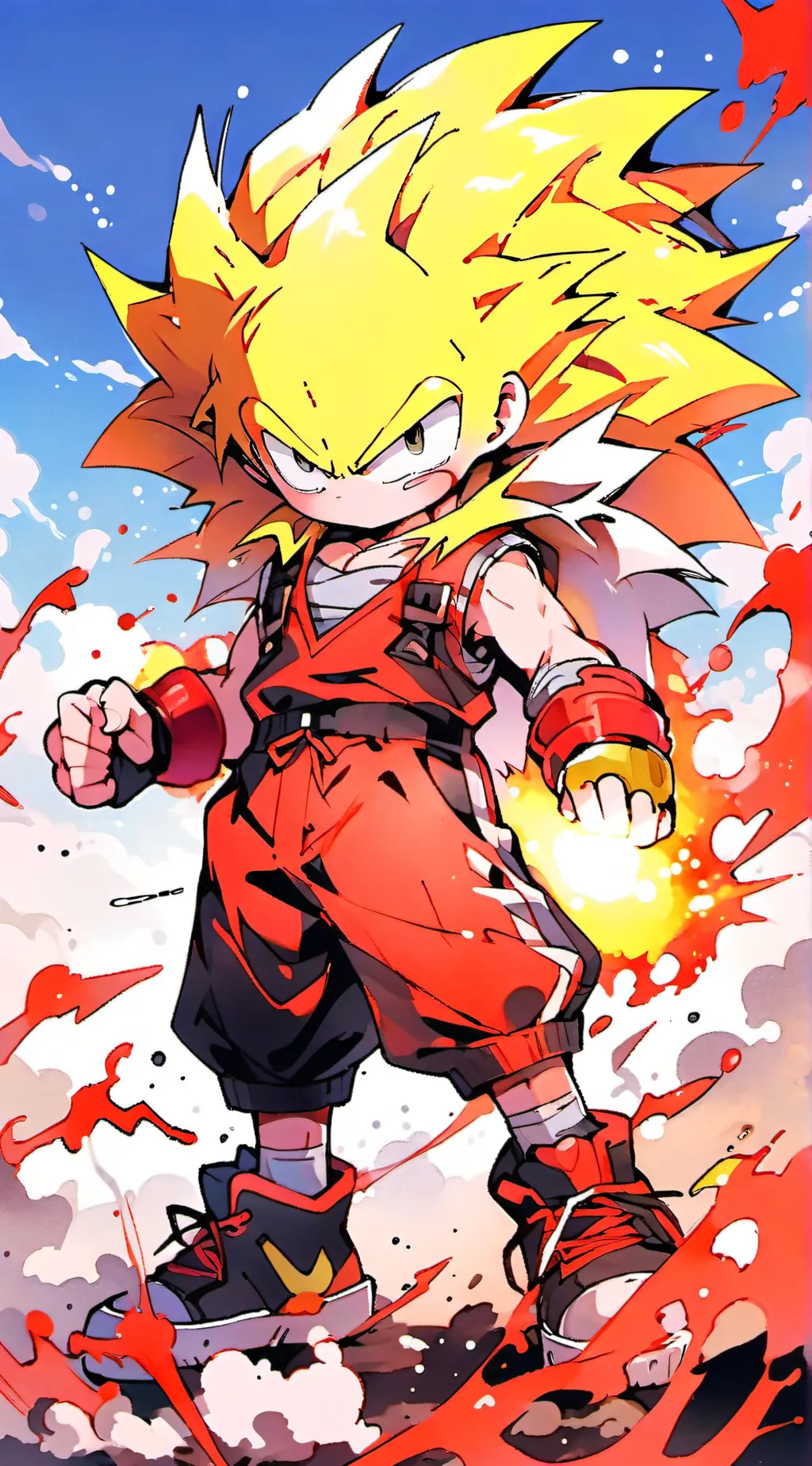 ai character: shin sonic background