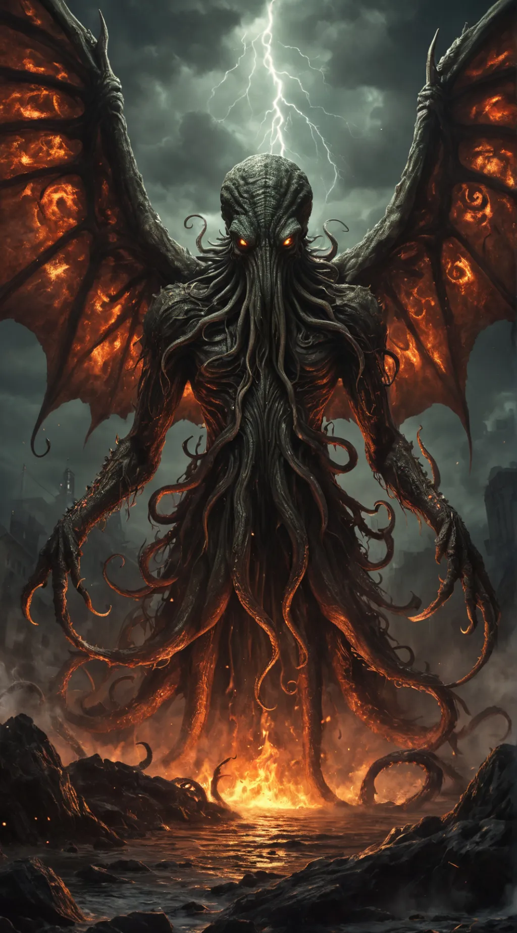 ai character: Cthulu background