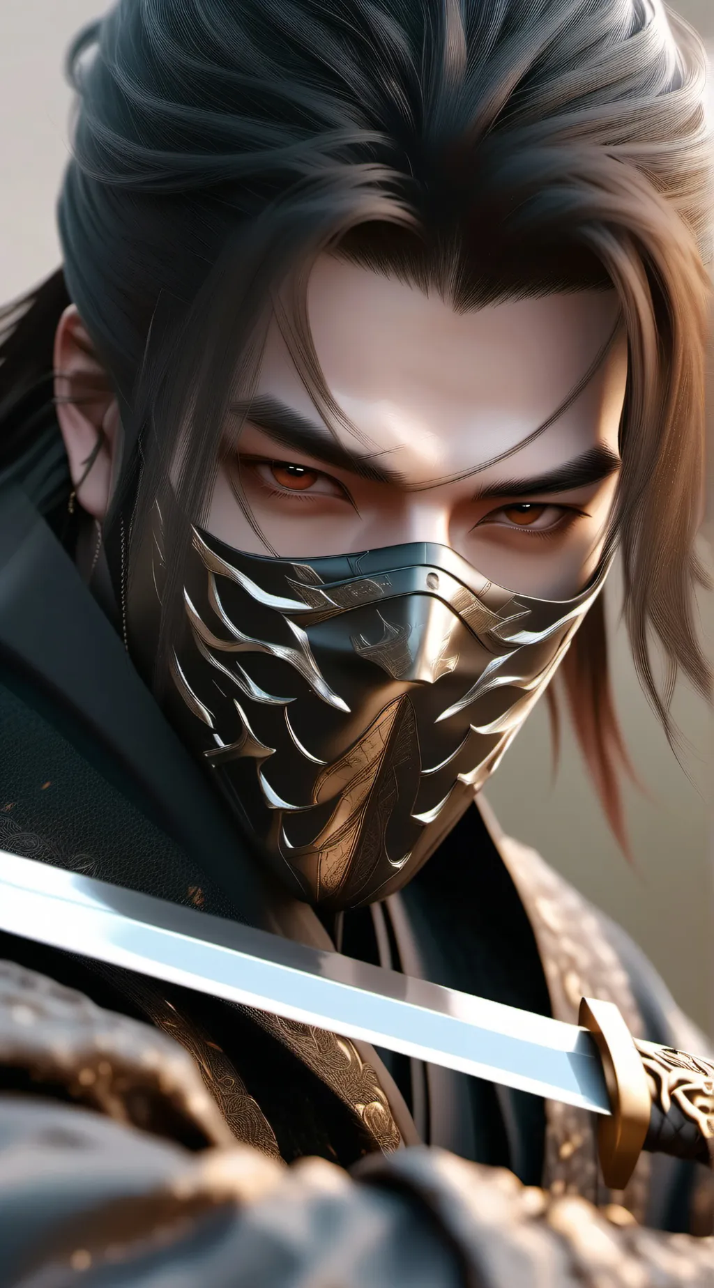 ai character: 零 background