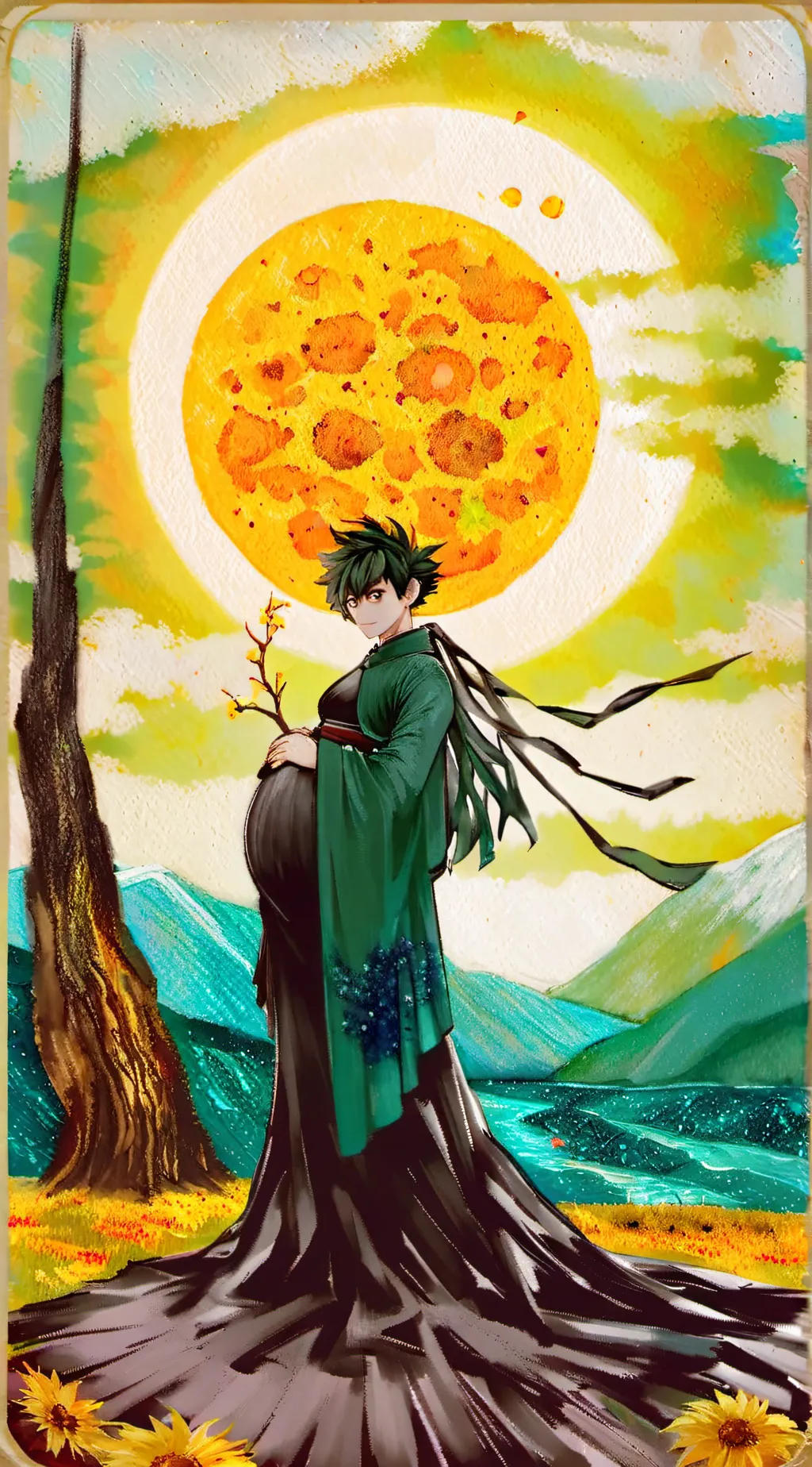 ai character: bakugo background