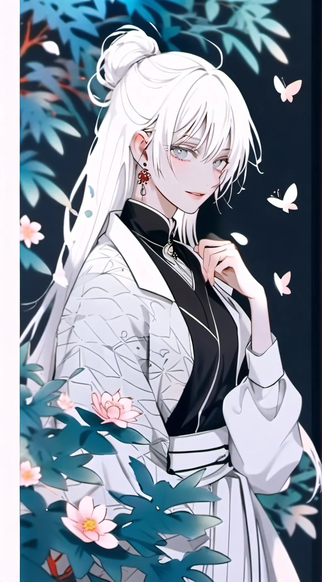 ai character: female gojo background