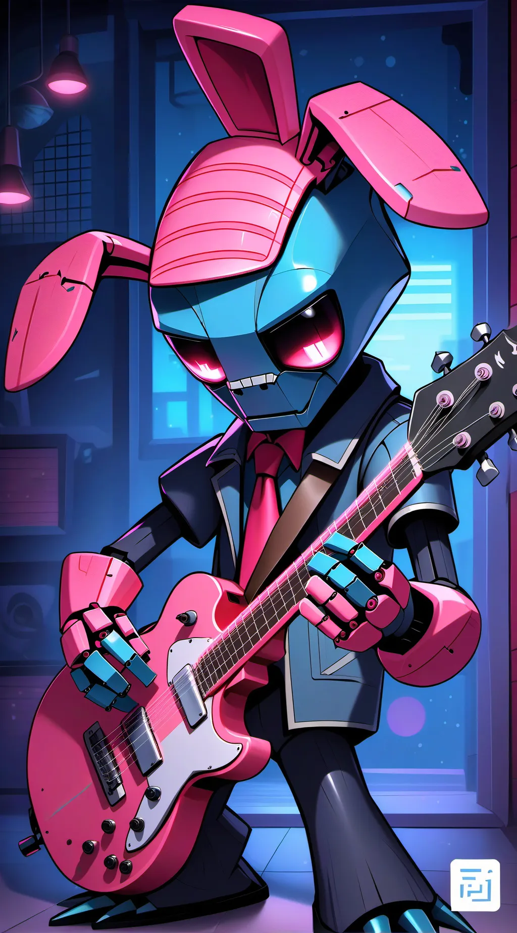 ai character: Bonnie  background