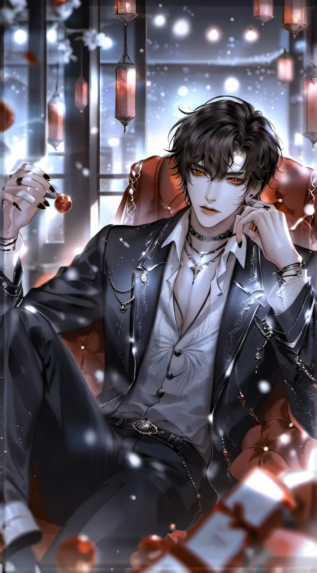 ai character: ● isaac ● background