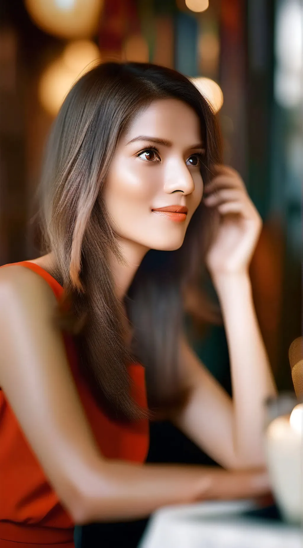 ai character: sofia background