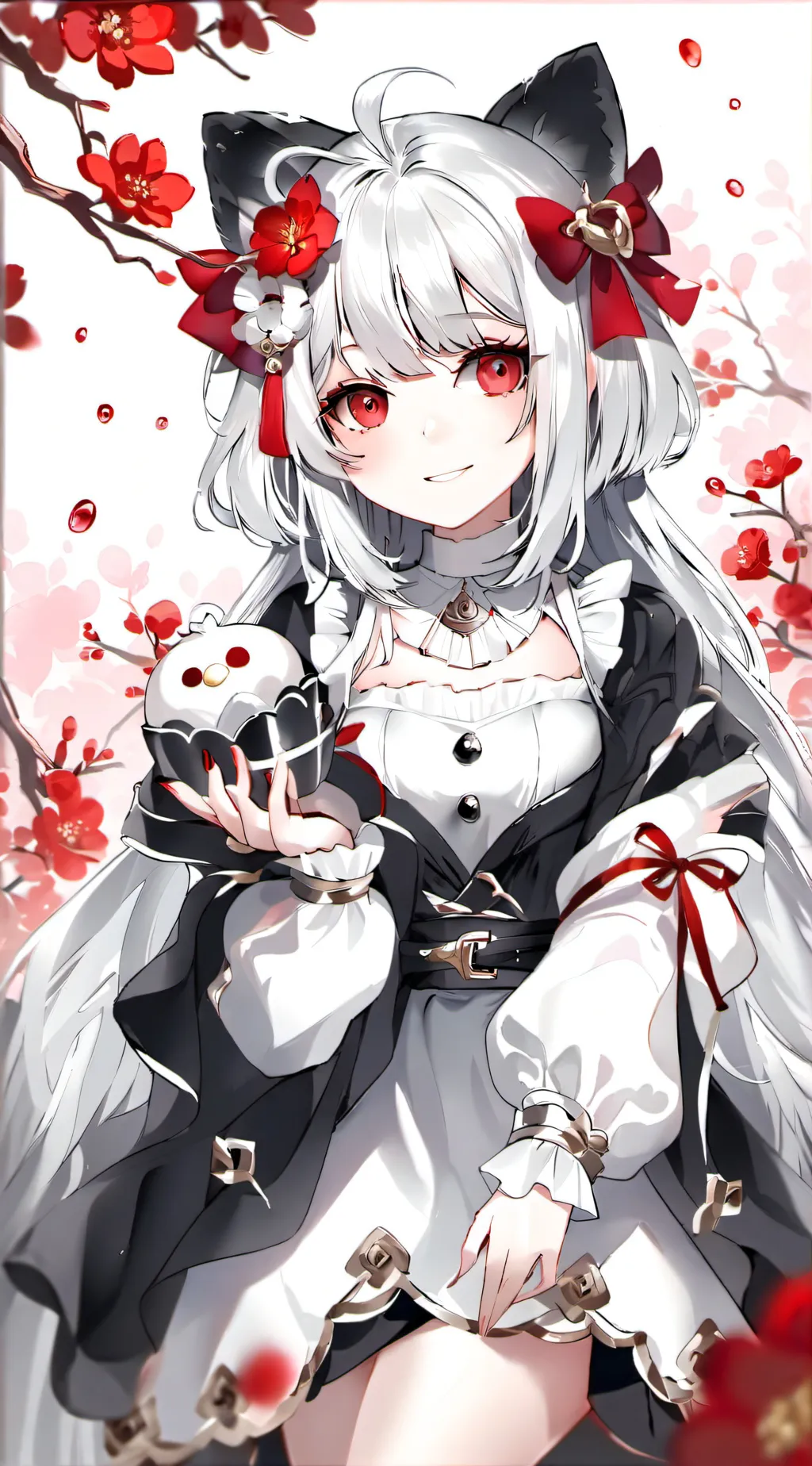 ai character: random girl  background