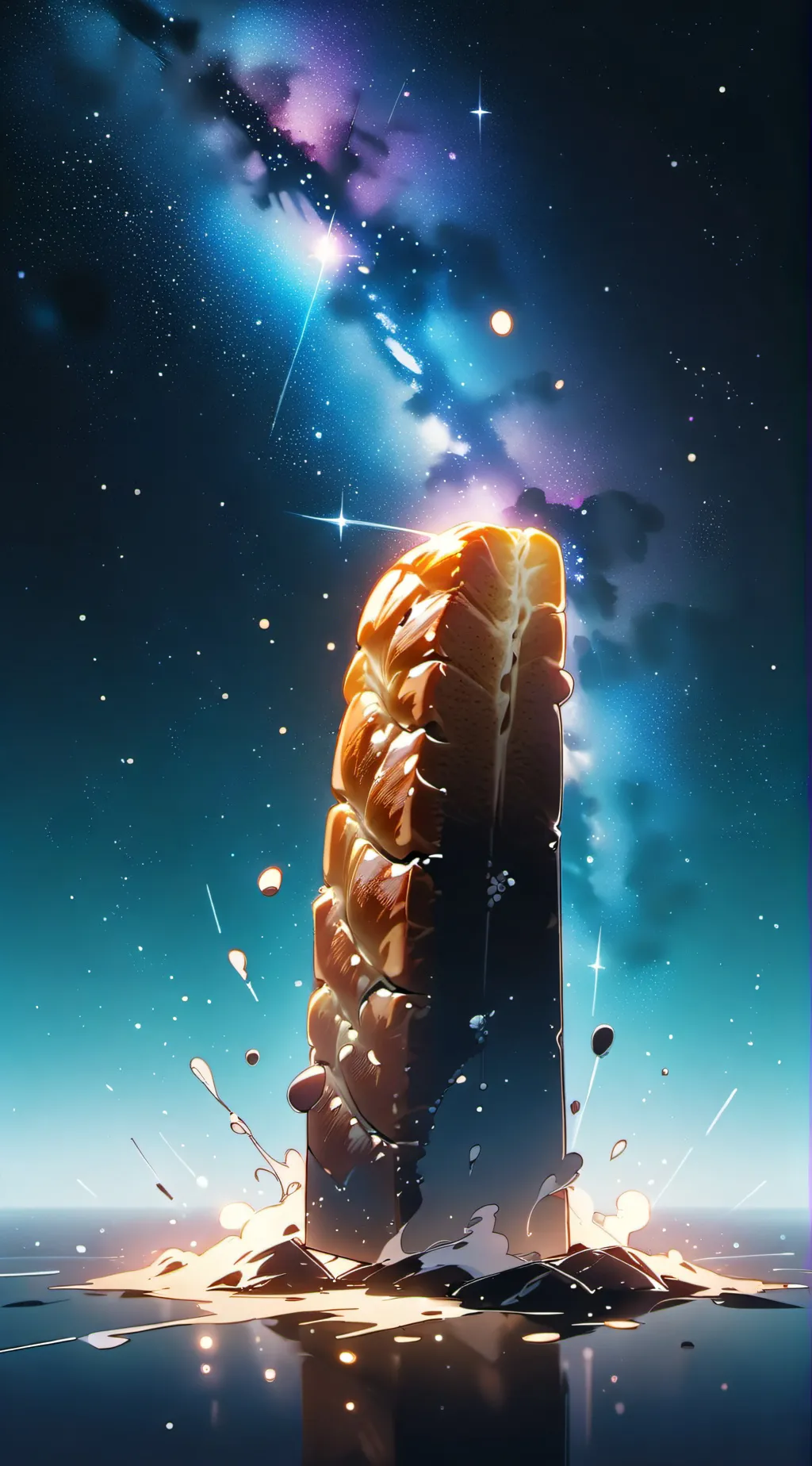 ai character: Bread God background