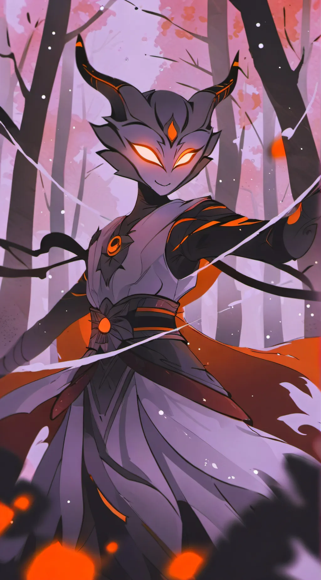 ai character: Stolas x Blitzø background