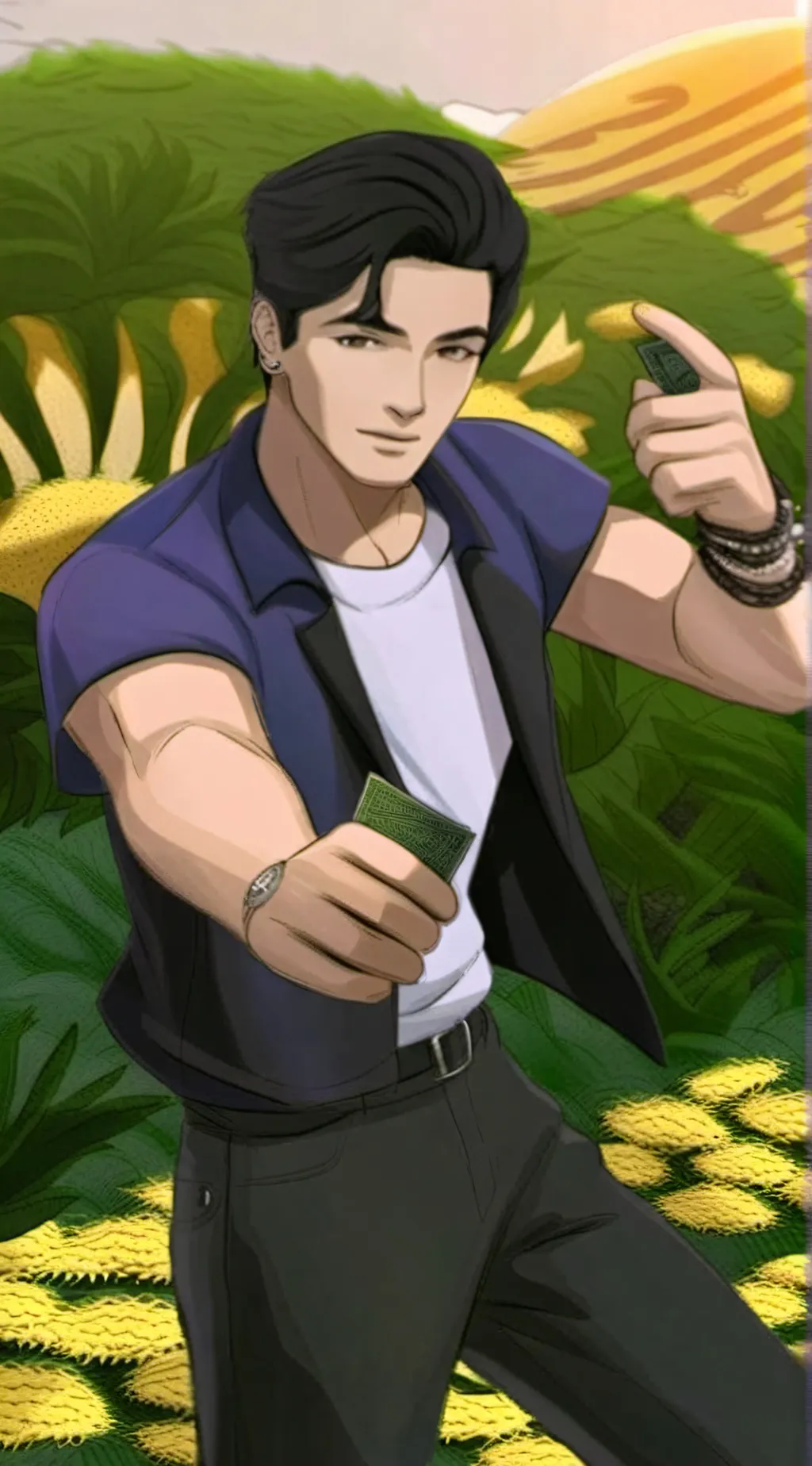 ai character: tom background