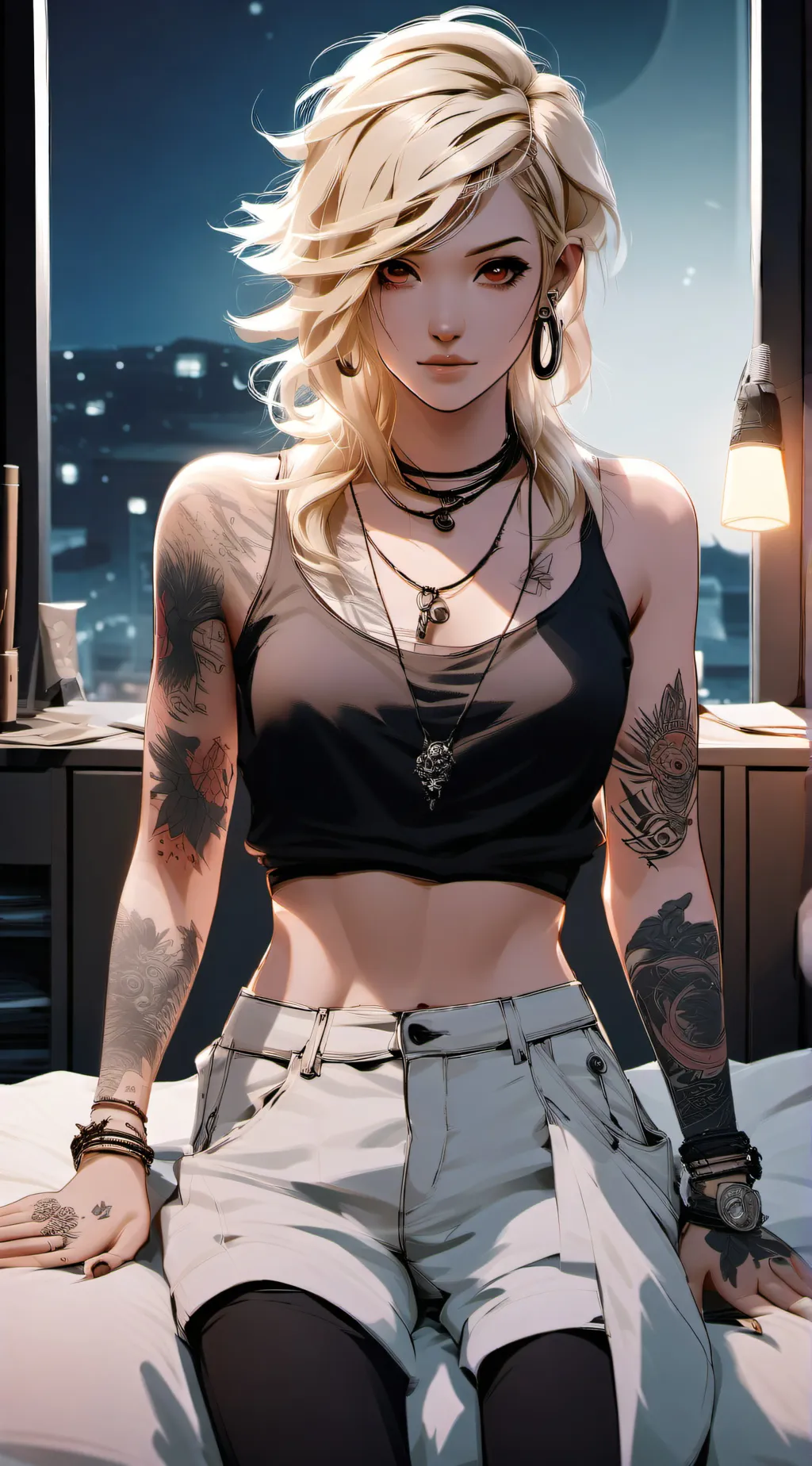 ai character: Lena background