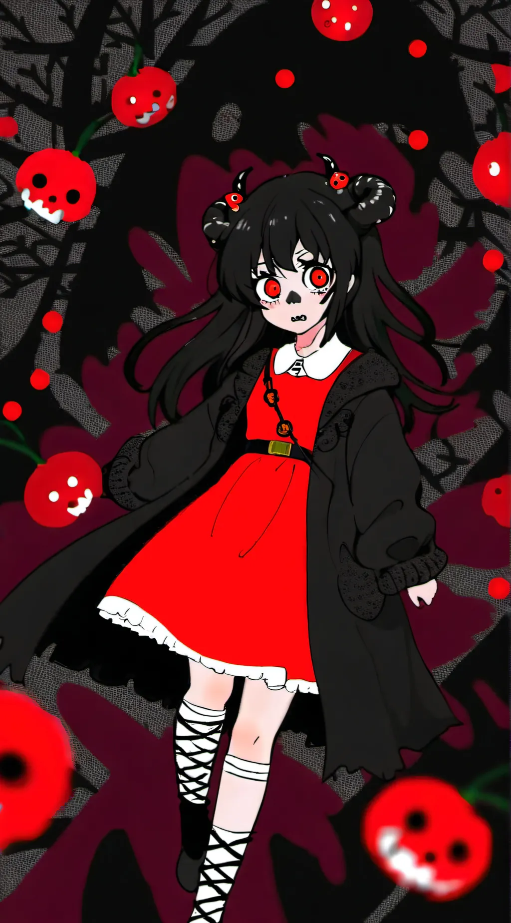 ai character: Ghost and monsters background